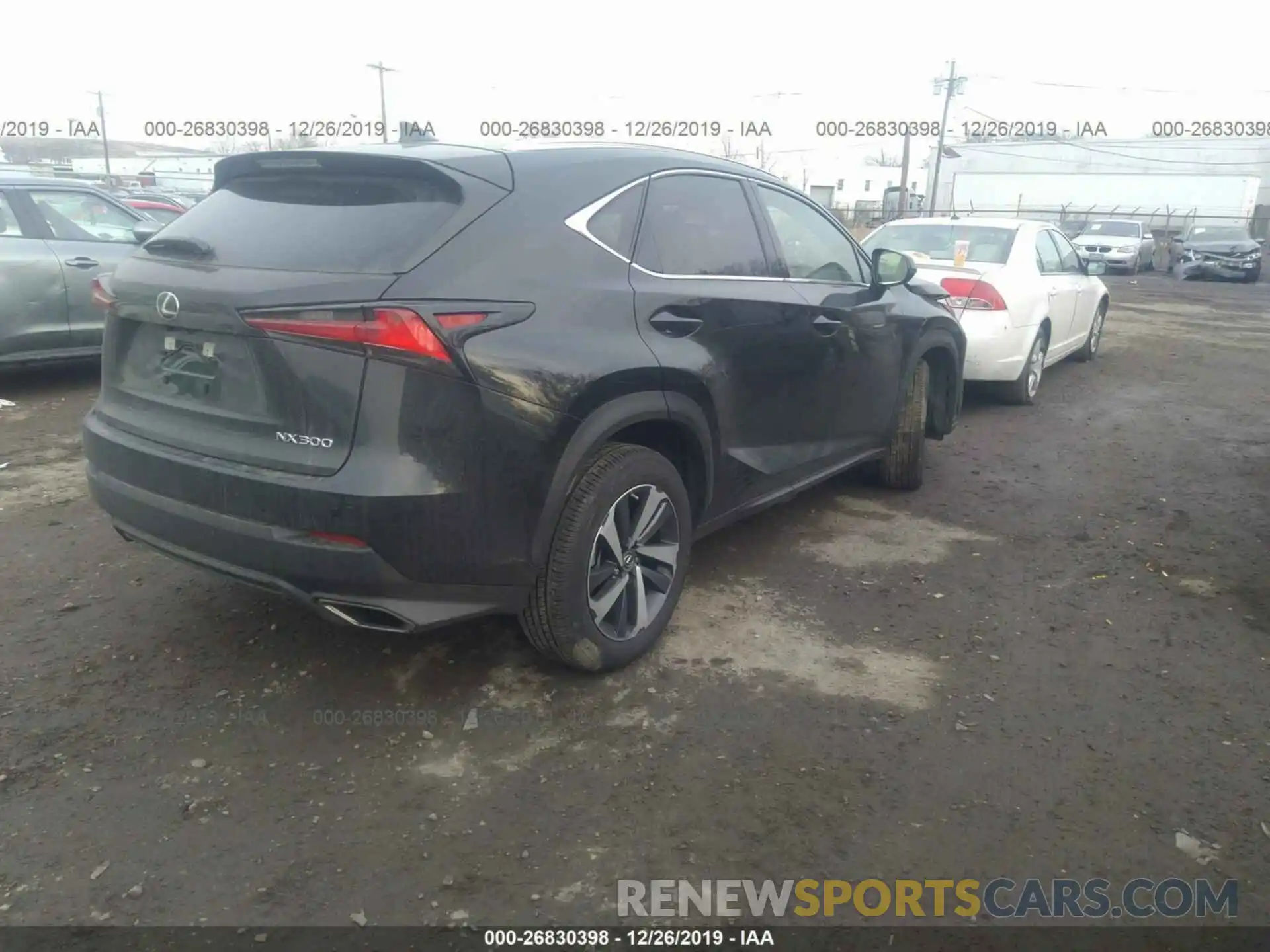 4 Фотография поврежденного автомобиля JTJGARDZXL5001900 LEXUS NX 2020