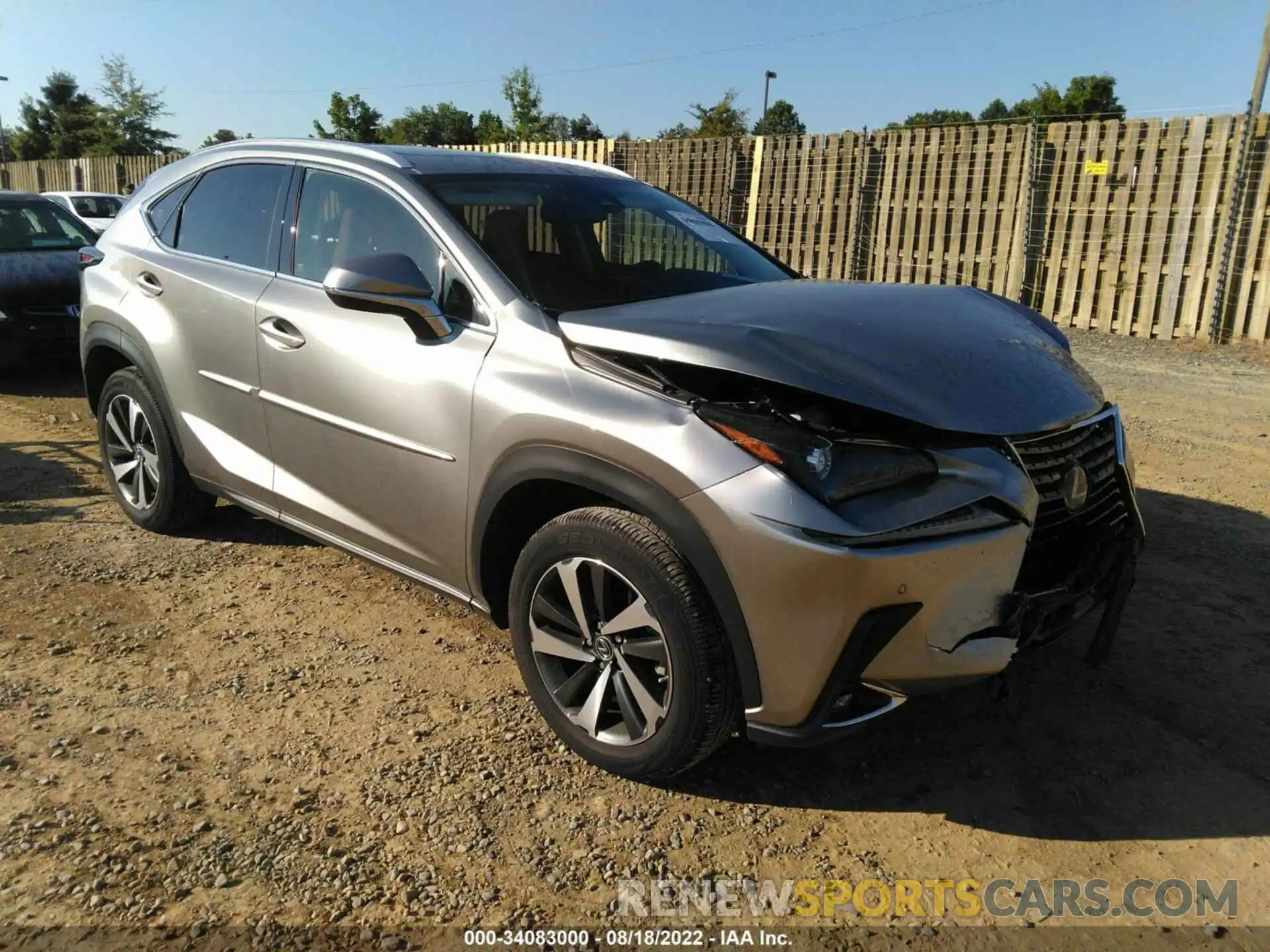 1 Фотография поврежденного автомобиля JTJGARDZXL5003257 LEXUS NX 2020