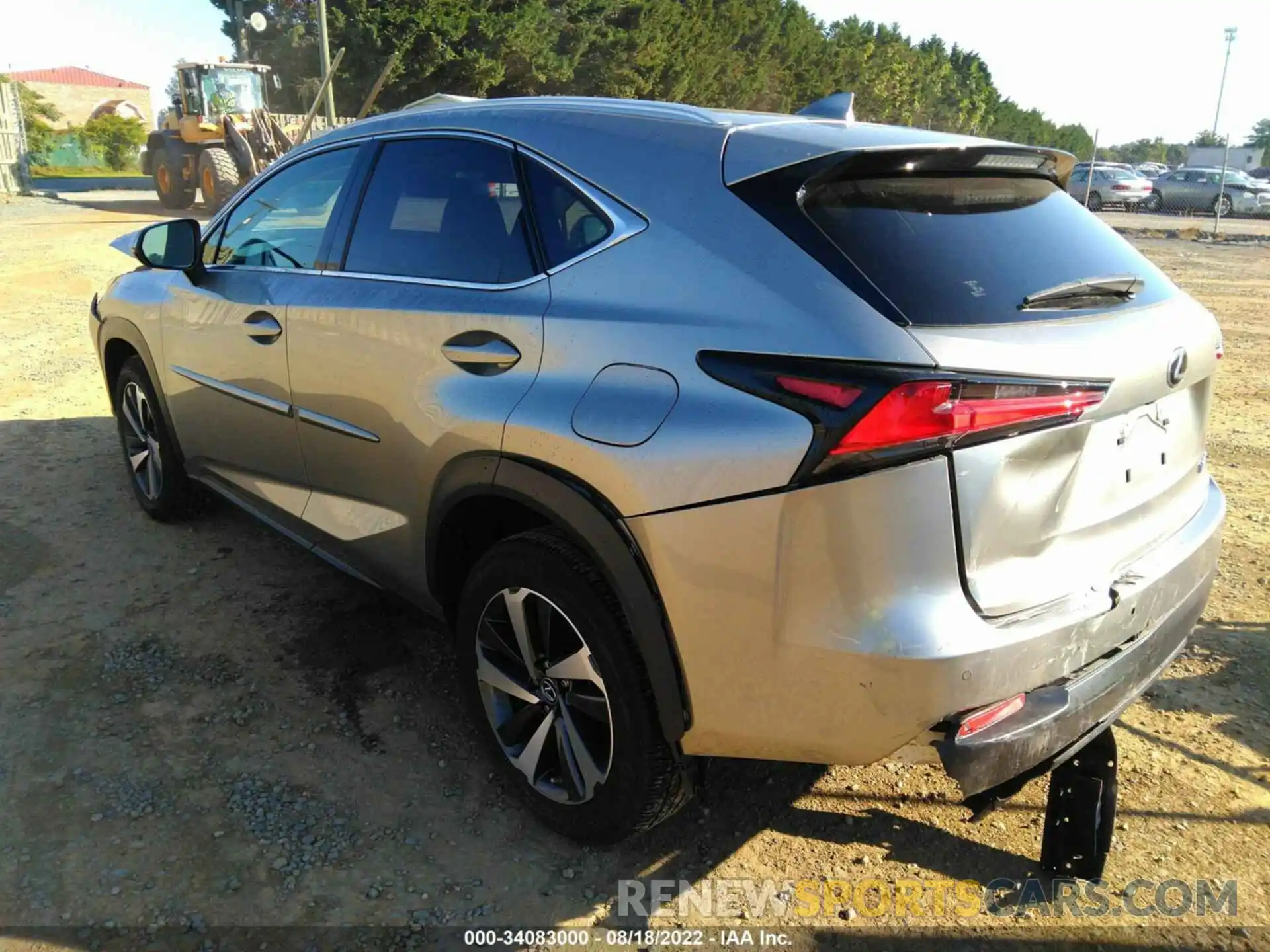 3 Фотография поврежденного автомобиля JTJGARDZXL5003257 LEXUS NX 2020