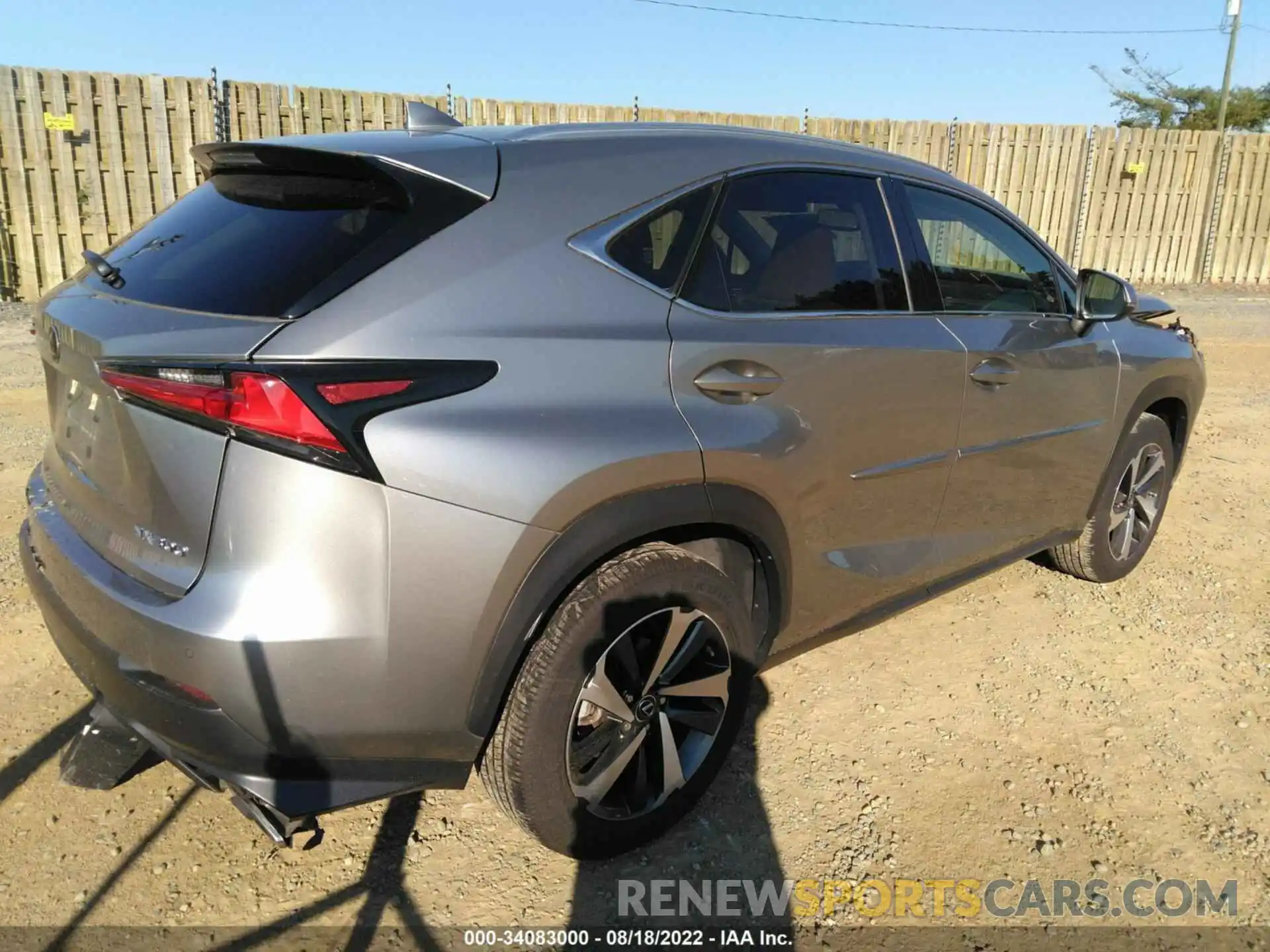 4 Фотография поврежденного автомобиля JTJGARDZXL5003257 LEXUS NX 2020