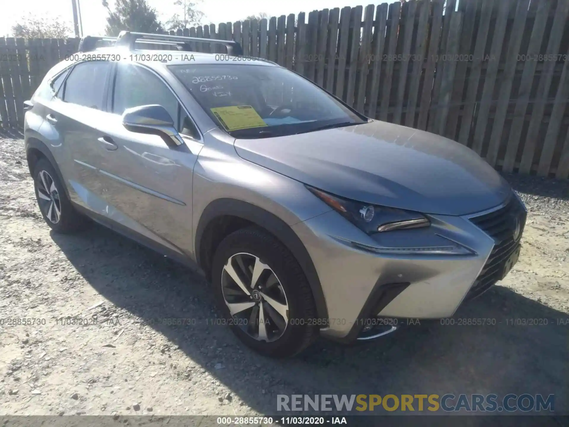 1 Photograph of a damaged car JTJGARDZXL5005025 LEXUS NX 2020