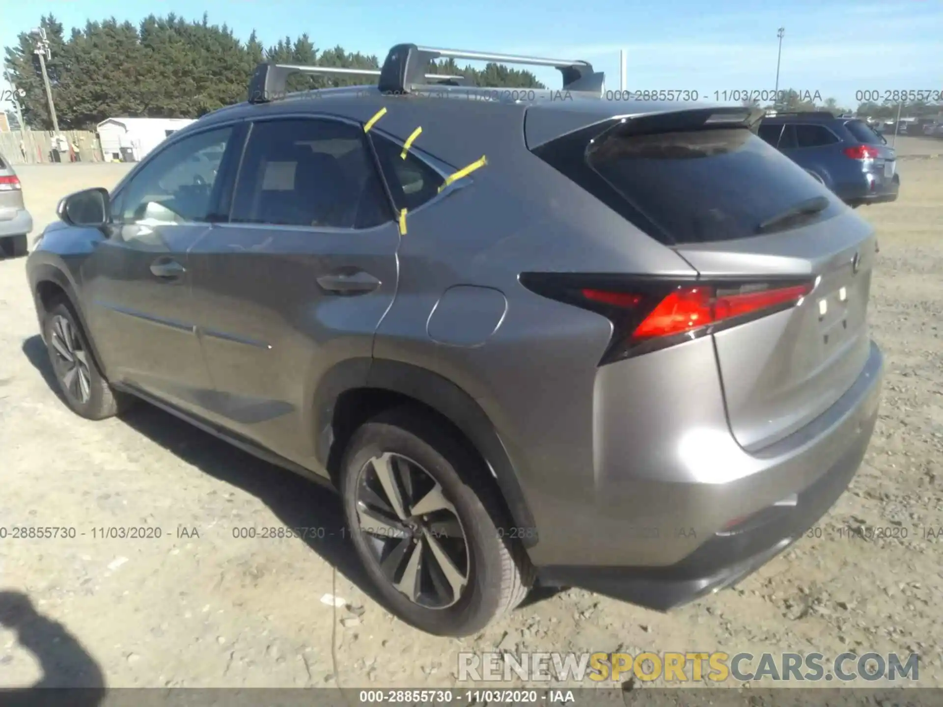 3 Photograph of a damaged car JTJGARDZXL5005025 LEXUS NX 2020