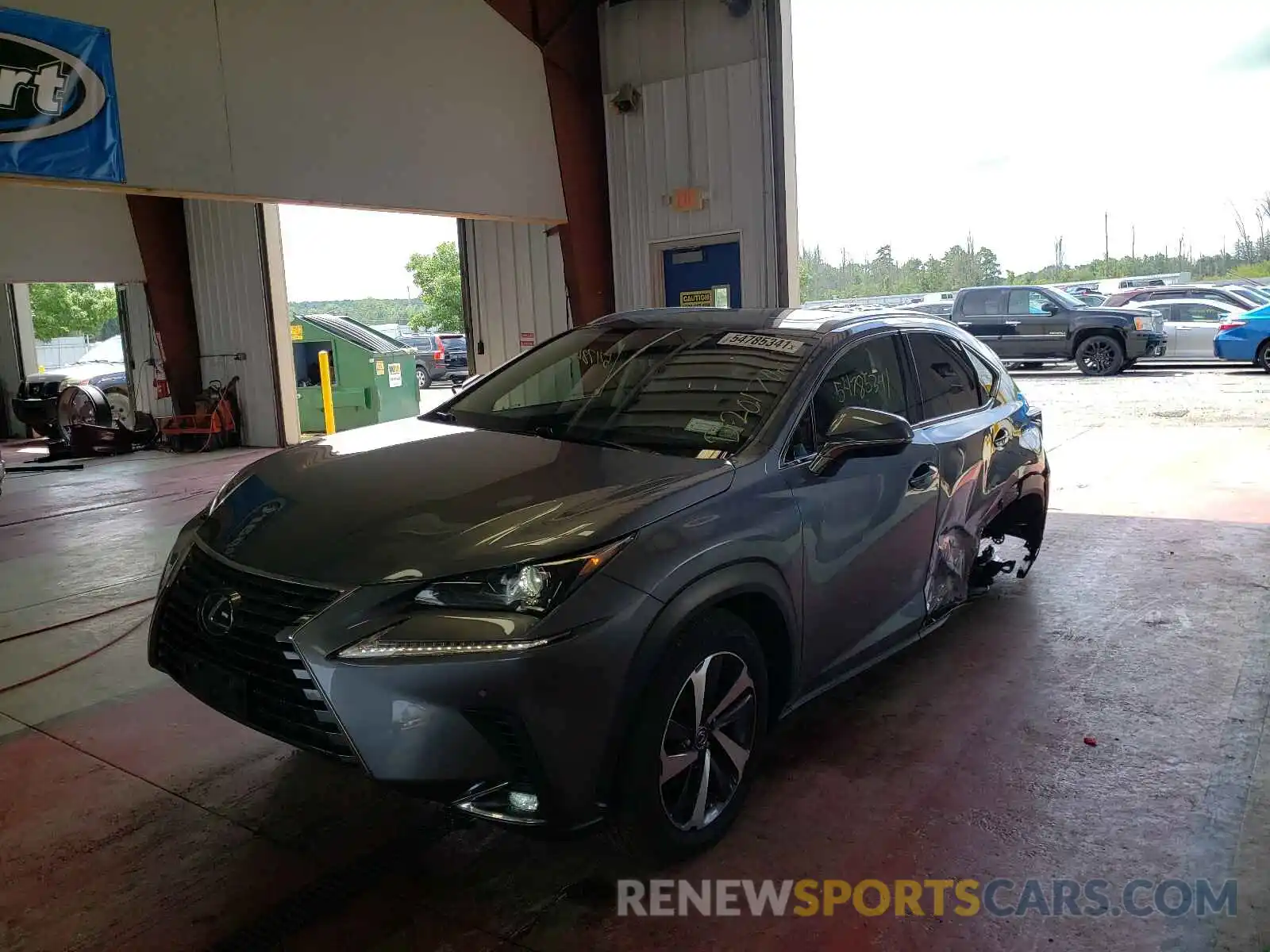 2 Фотография поврежденного автомобиля JTJGARDZXL5017871 LEXUS NX 2020