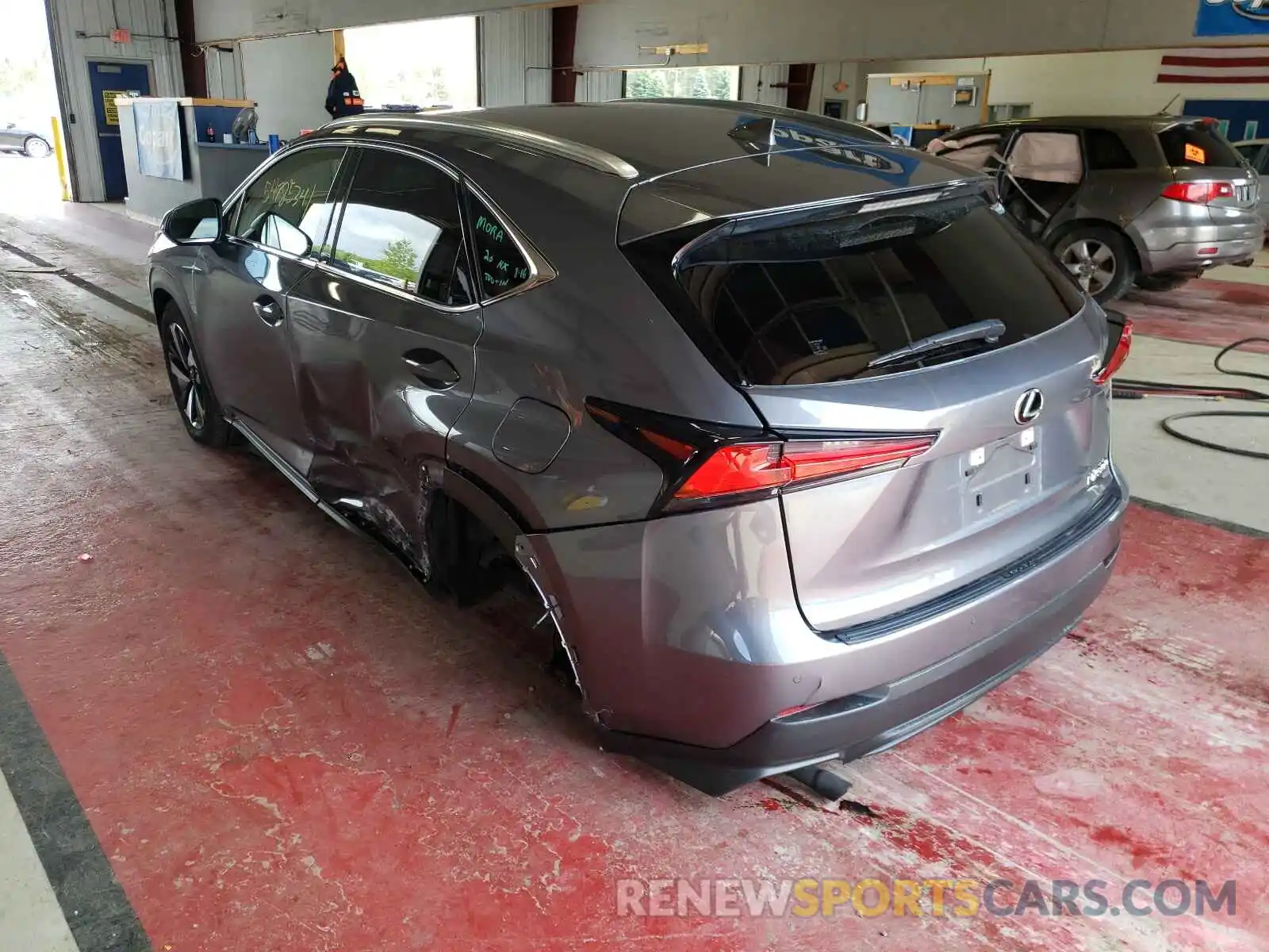 3 Фотография поврежденного автомобиля JTJGARDZXL5017871 LEXUS NX 2020