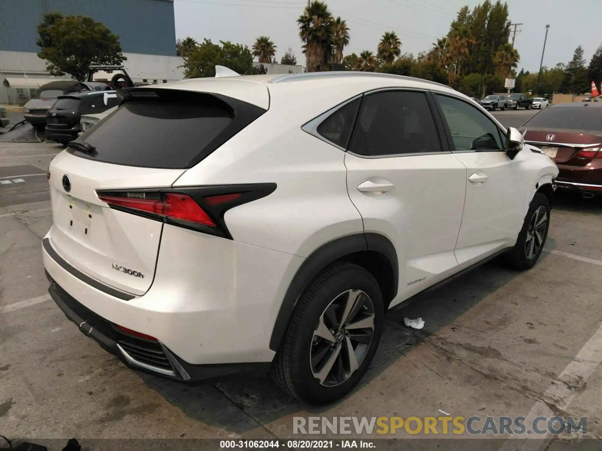 4 Photograph of a damaged car JTJGJRDZ0L5007947 LEXUS NX 2020