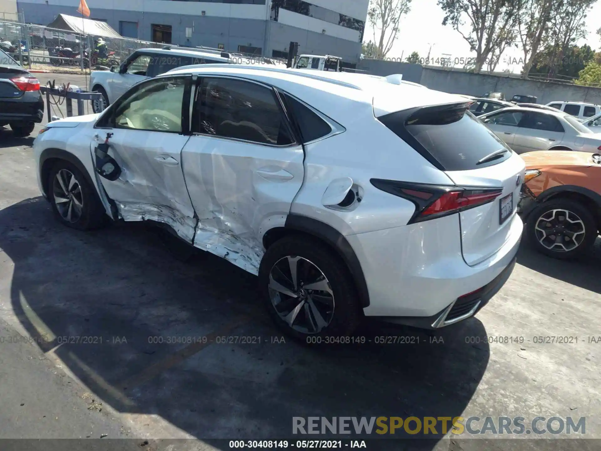 3 Фотография поврежденного автомобиля JTJGJRDZ0L5010153 LEXUS NX 2020