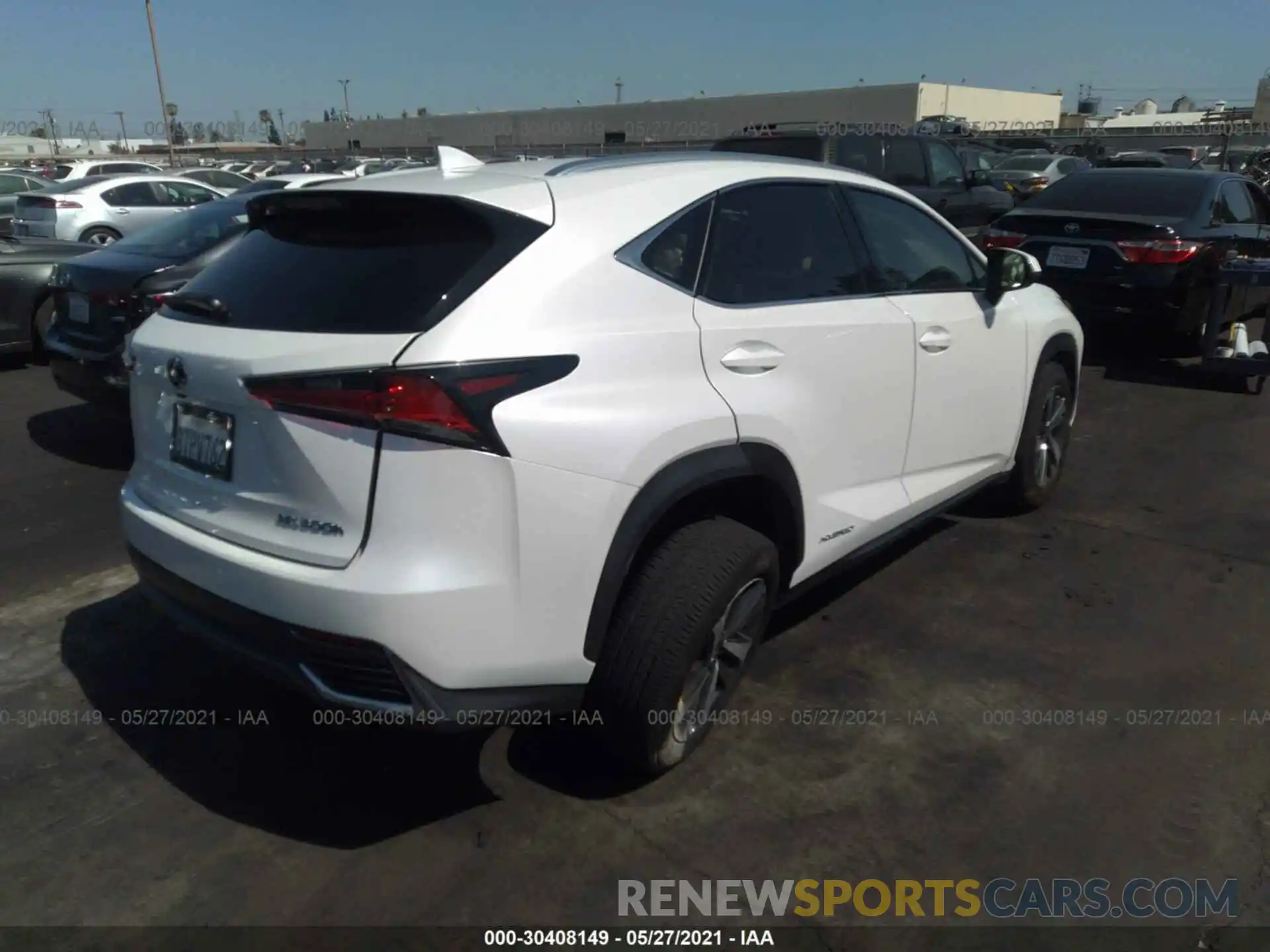 4 Фотография поврежденного автомобиля JTJGJRDZ0L5010153 LEXUS NX 2020