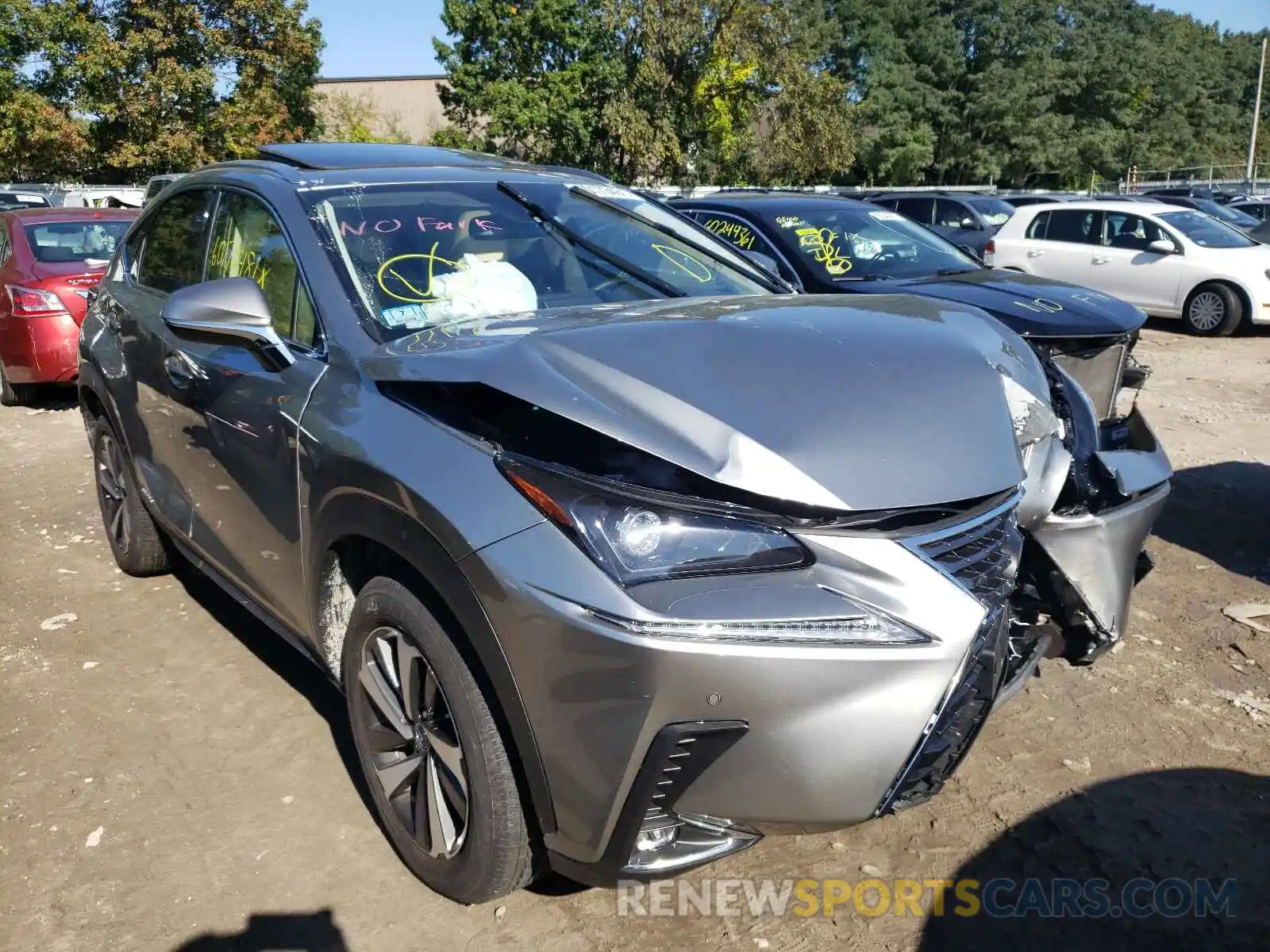 1 Фотография поврежденного автомобиля JTJGJRDZ1L2140296 LEXUS NX 2020