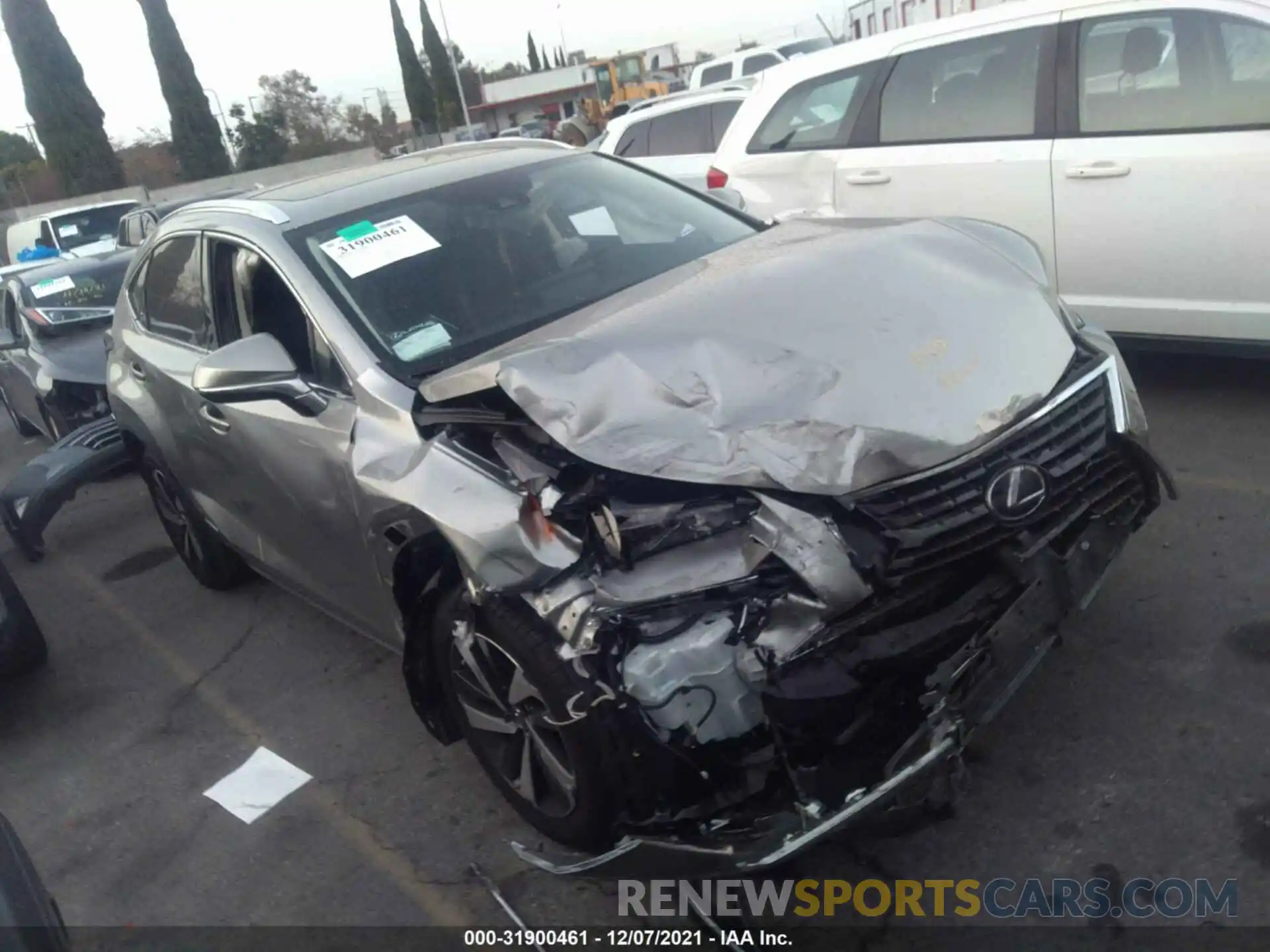 1 Photograph of a damaged car JTJGJRDZ1L2142033 LEXUS NX 2020