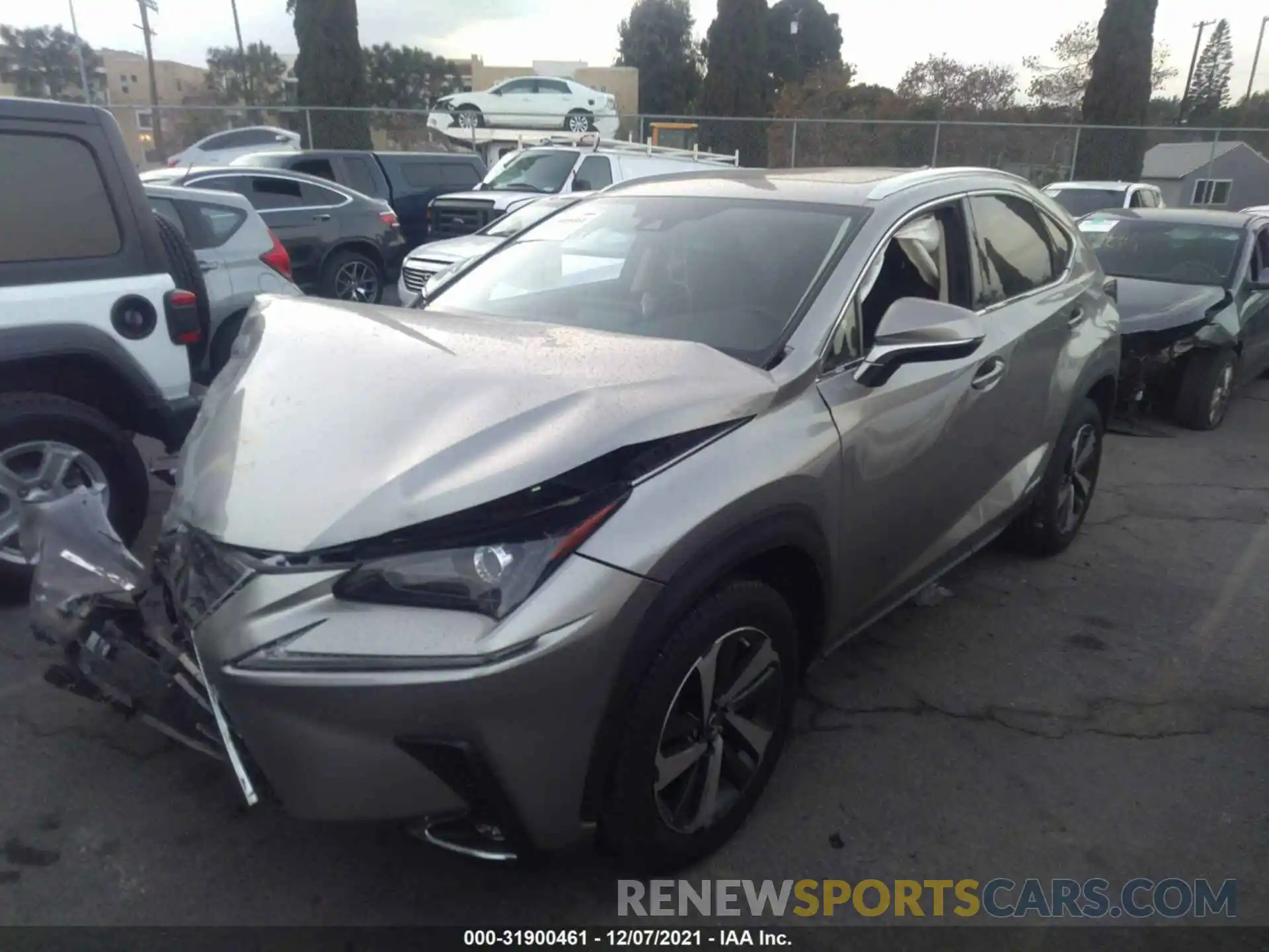 2 Photograph of a damaged car JTJGJRDZ1L2142033 LEXUS NX 2020