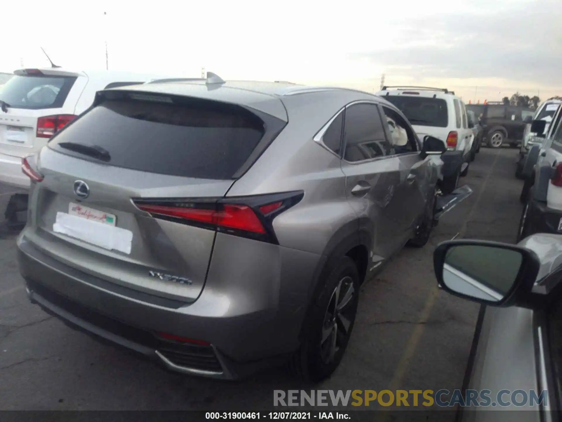 4 Photograph of a damaged car JTJGJRDZ1L2142033 LEXUS NX 2020