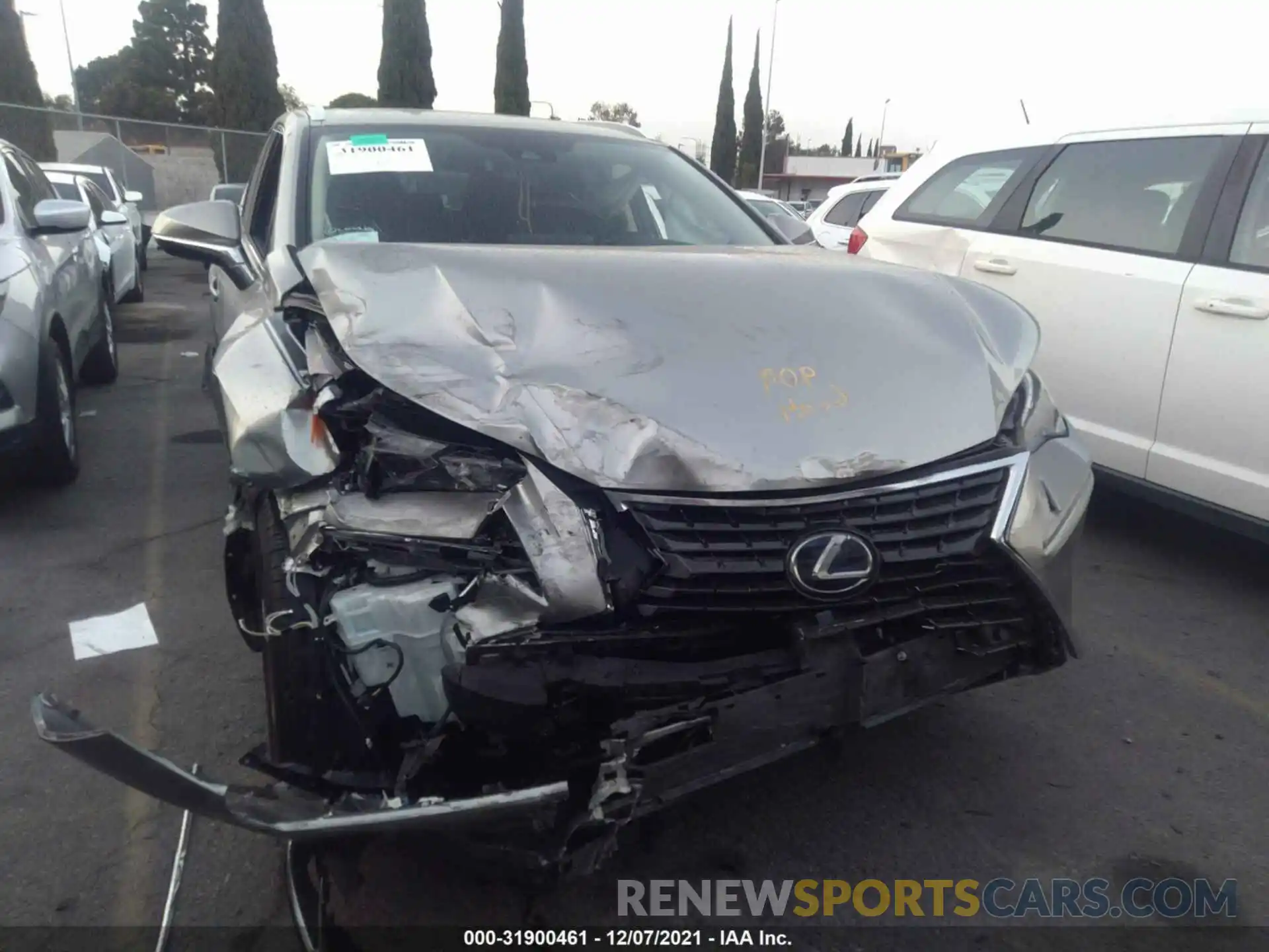 6 Photograph of a damaged car JTJGJRDZ1L2142033 LEXUS NX 2020