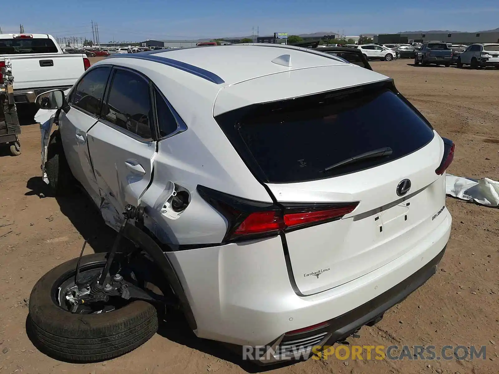 3 Фотография поврежденного автомобиля JTJGJRDZ1L2144073 LEXUS NX 2020