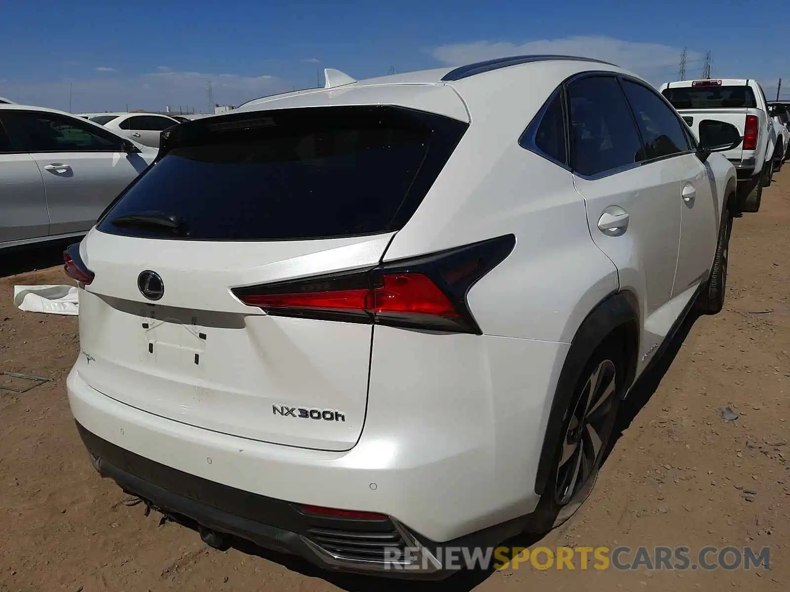 4 Фотография поврежденного автомобиля JTJGJRDZ1L2144073 LEXUS NX 2020