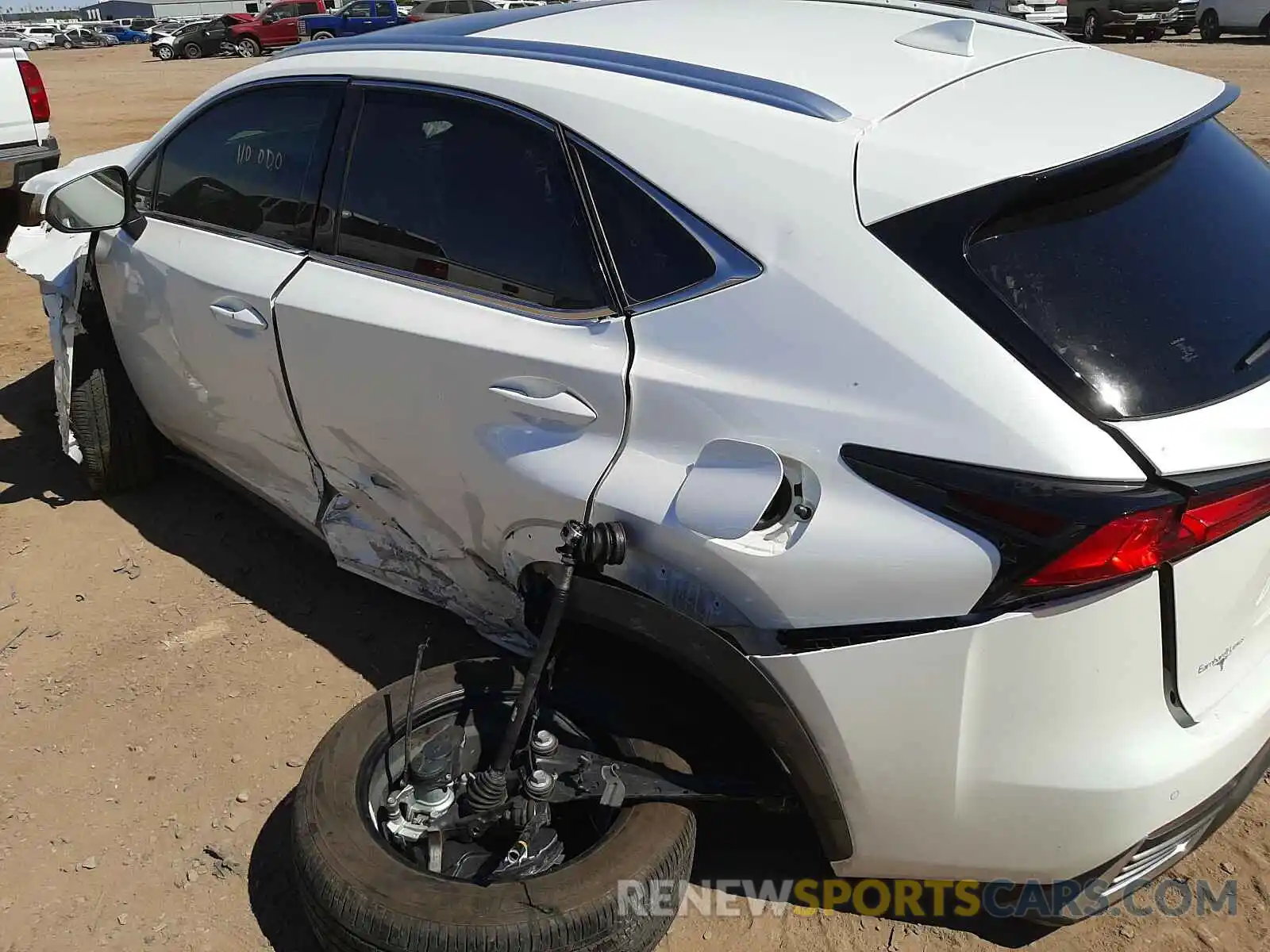 9 Фотография поврежденного автомобиля JTJGJRDZ1L2144073 LEXUS NX 2020