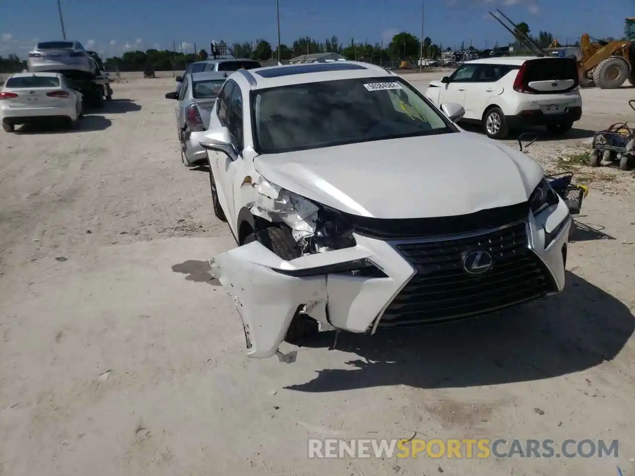 1 Photograph of a damaged car JTJGJRDZ1L5002627 LEXUS NX 2020