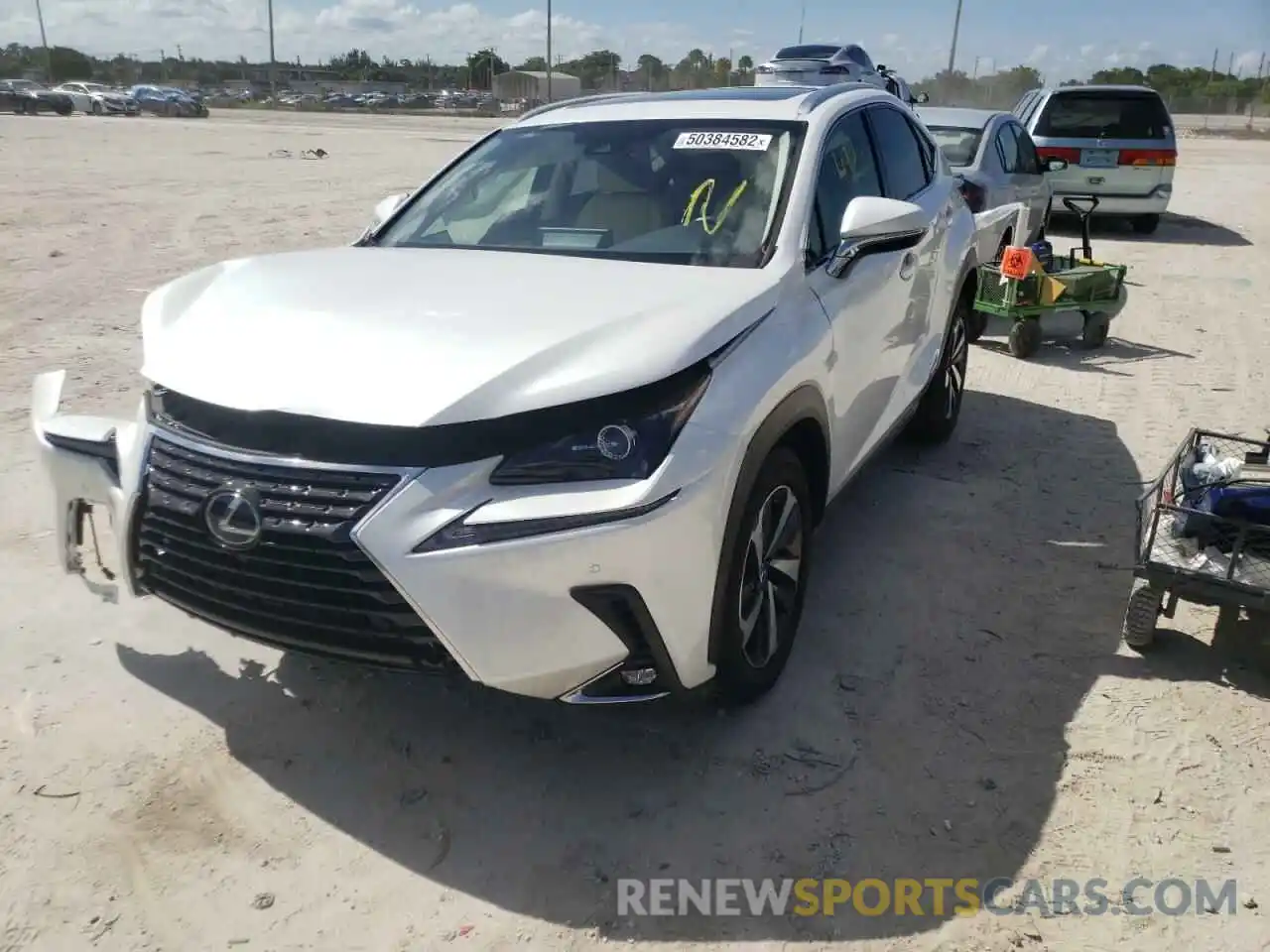 2 Photograph of a damaged car JTJGJRDZ1L5002627 LEXUS NX 2020