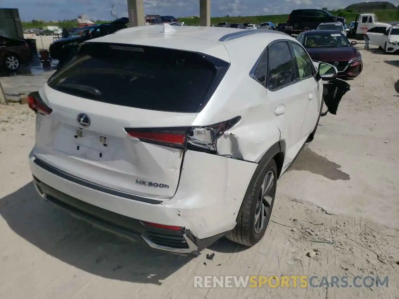 4 Photograph of a damaged car JTJGJRDZ1L5002627 LEXUS NX 2020