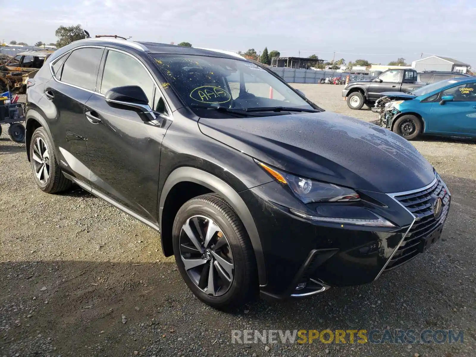 1 Photograph of a damaged car JTJGJRDZ2L2132868 LEXUS NX 2020