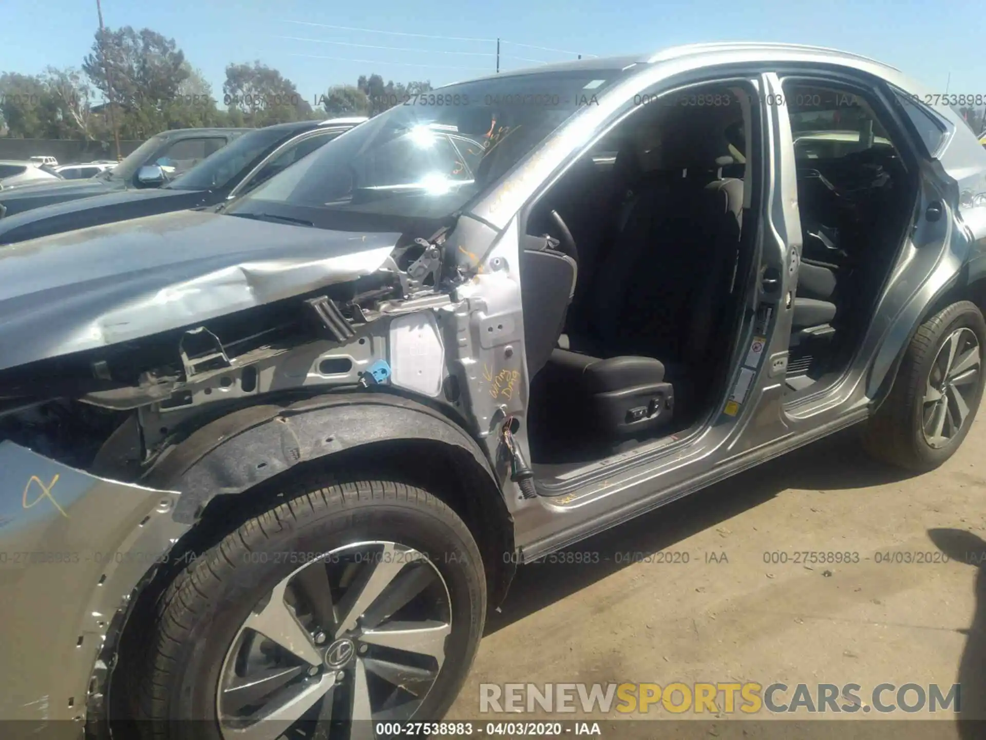 6 Фотография поврежденного автомобиля JTJGJRDZ2L2133728 LEXUS NX 2020