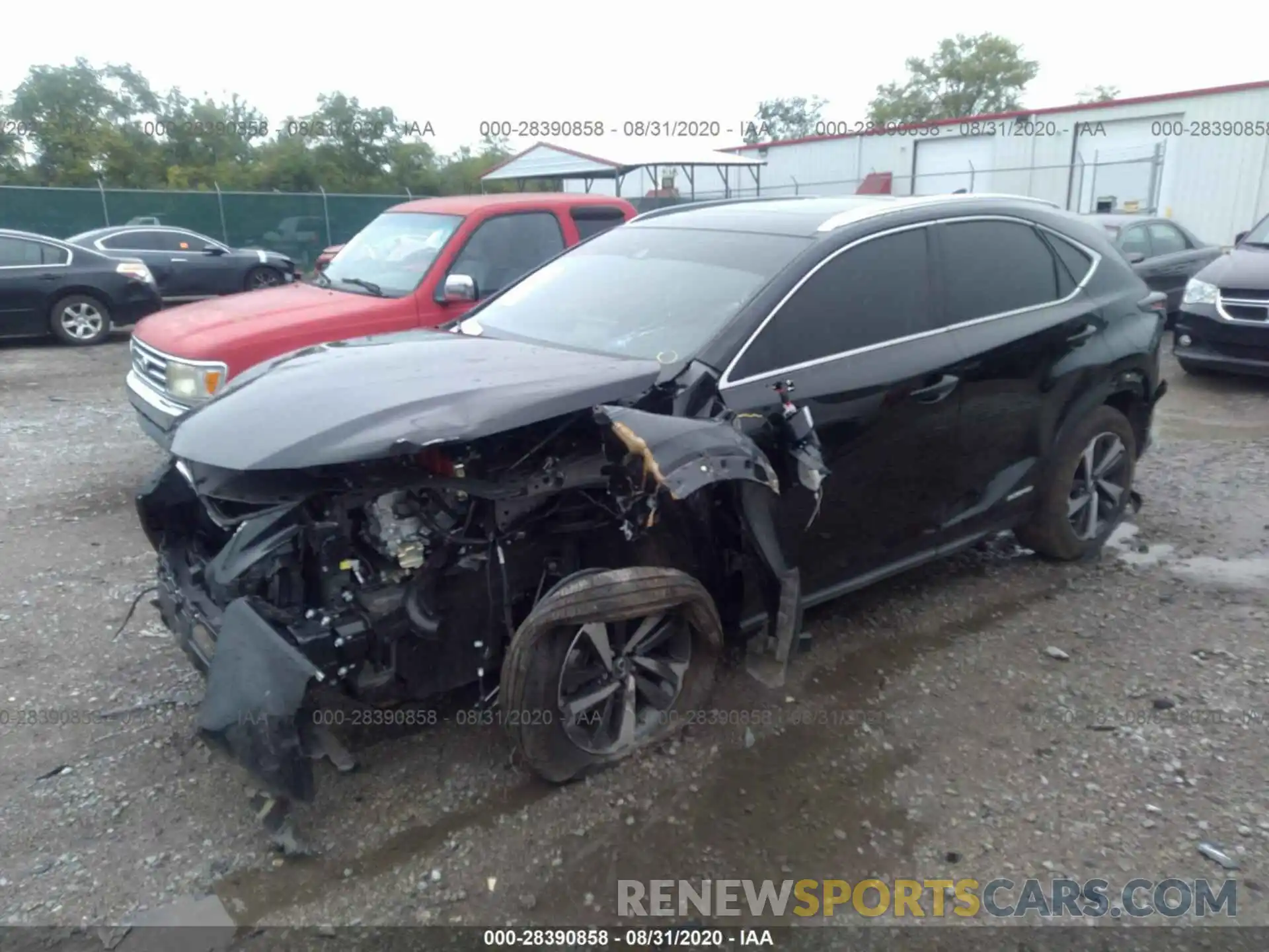 2 Фотография поврежденного автомобиля JTJGJRDZ2L2139013 LEXUS NX 2020