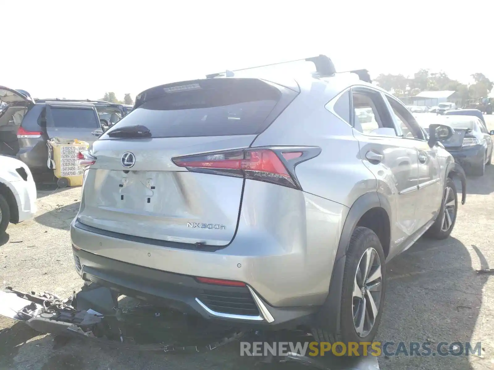 4 Фотография поврежденного автомобиля JTJGJRDZ2L2143983 LEXUS NX 2020