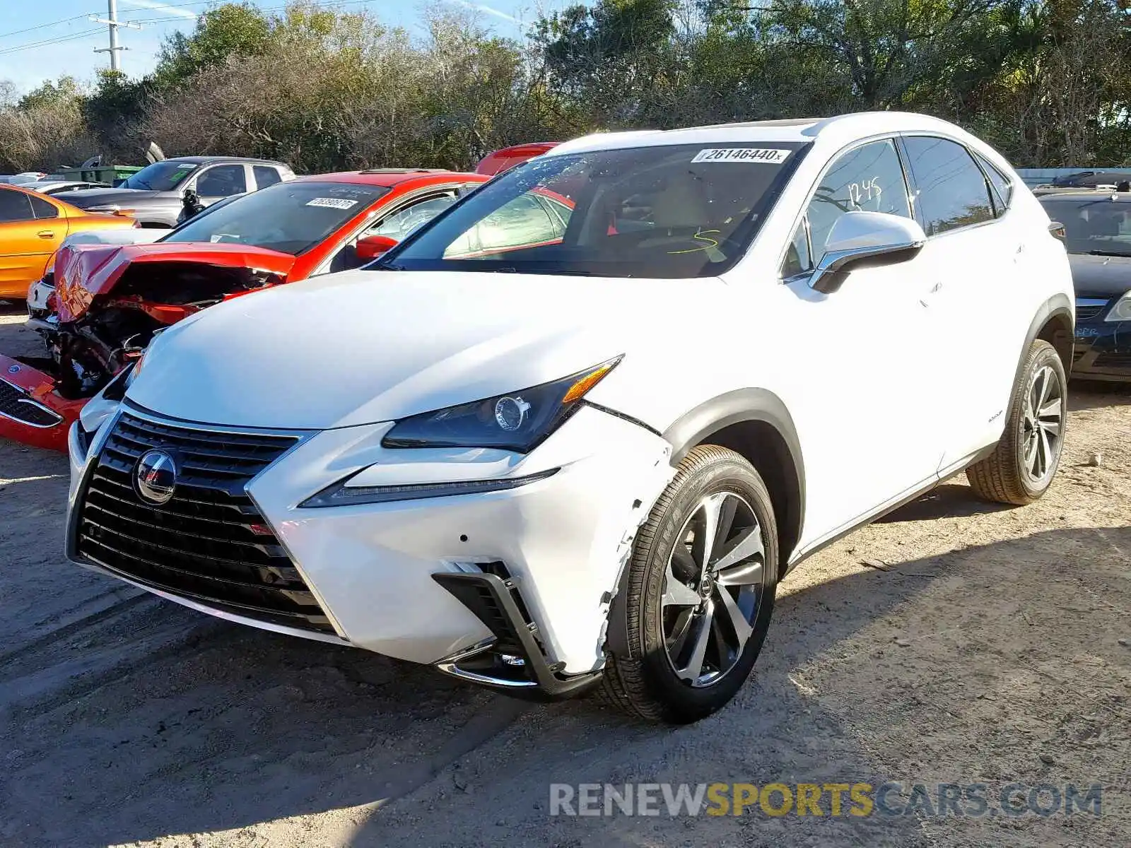 2 Photograph of a damaged car JTJGJRDZ2L5003074 LEXUS NX 2020