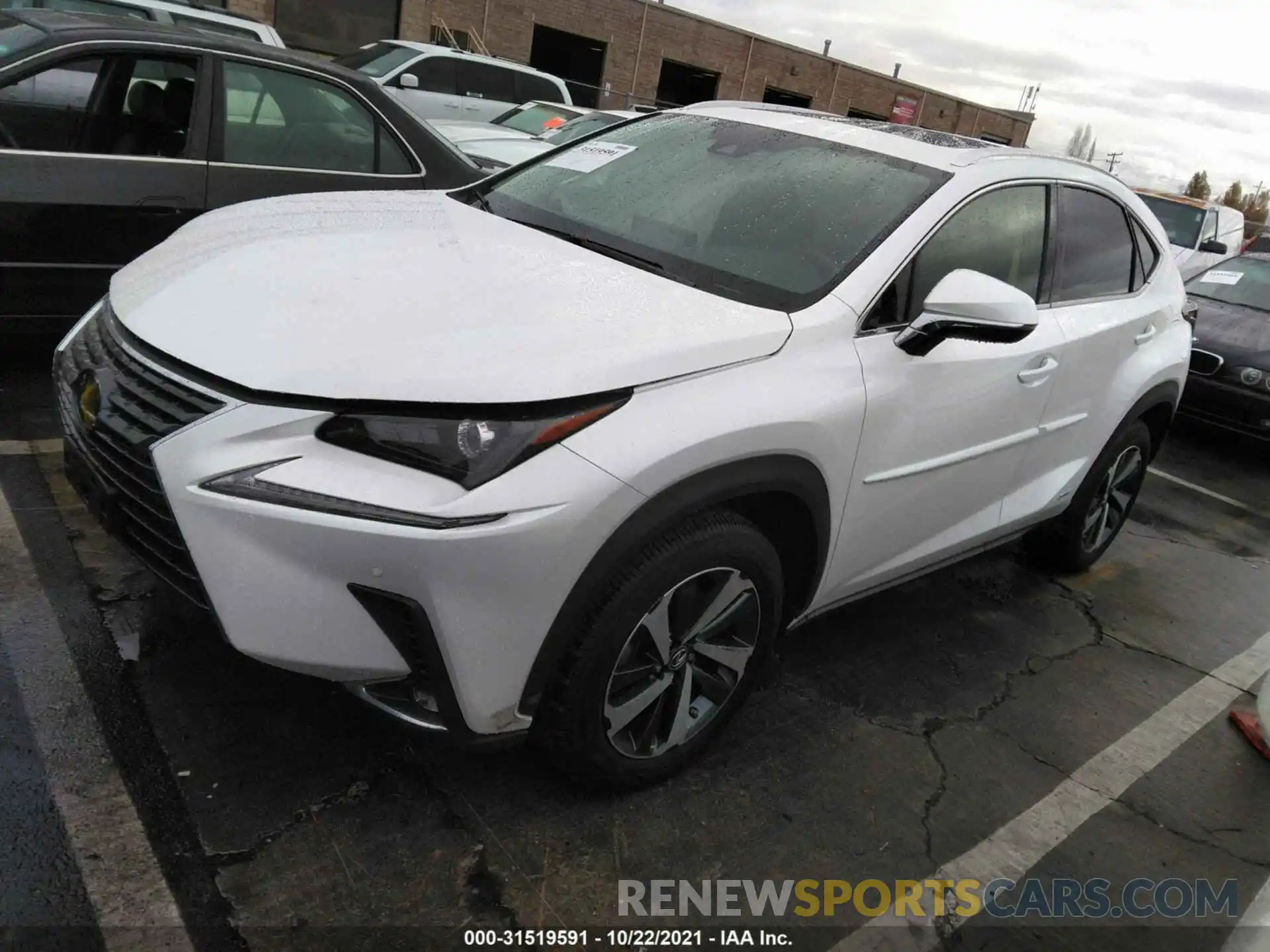 2 Фотография поврежденного автомобиля JTJGJRDZ2L5004371 LEXUS NX 2020