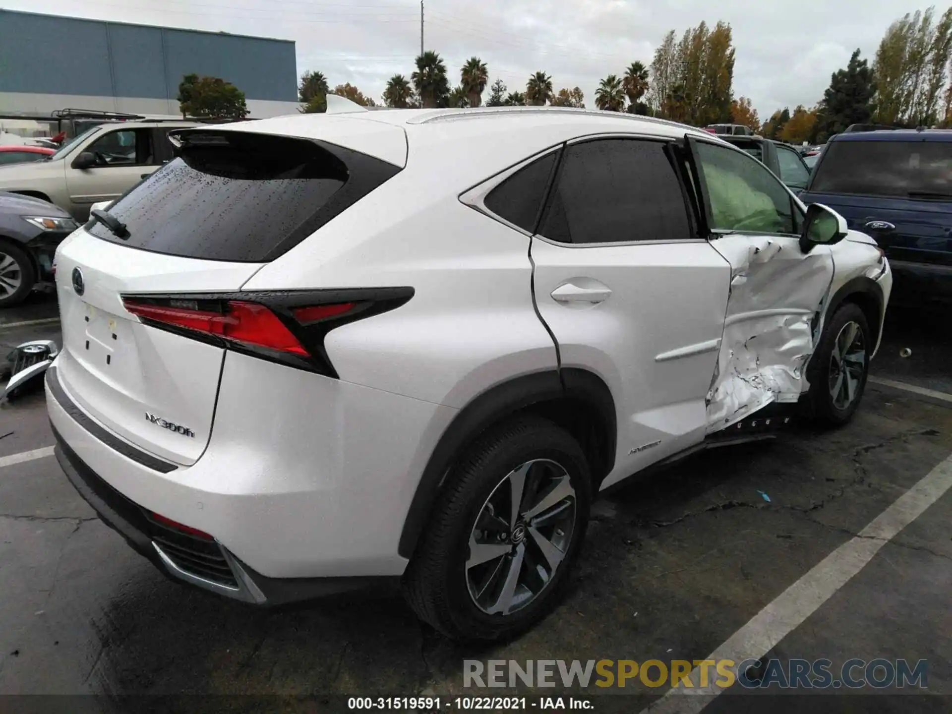 4 Фотография поврежденного автомобиля JTJGJRDZ2L5004371 LEXUS NX 2020