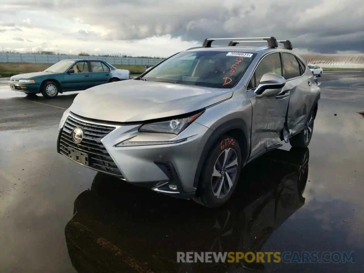 2 Фотография поврежденного автомобиля JTJGJRDZ3L2128974 LEXUS NX 2020