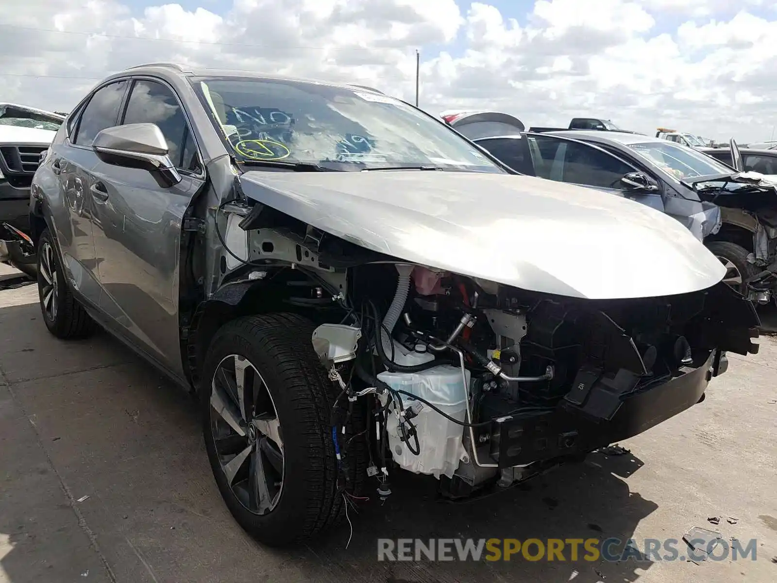 1 Photograph of a damaged car JTJGJRDZ3L2131437 LEXUS NX 2020