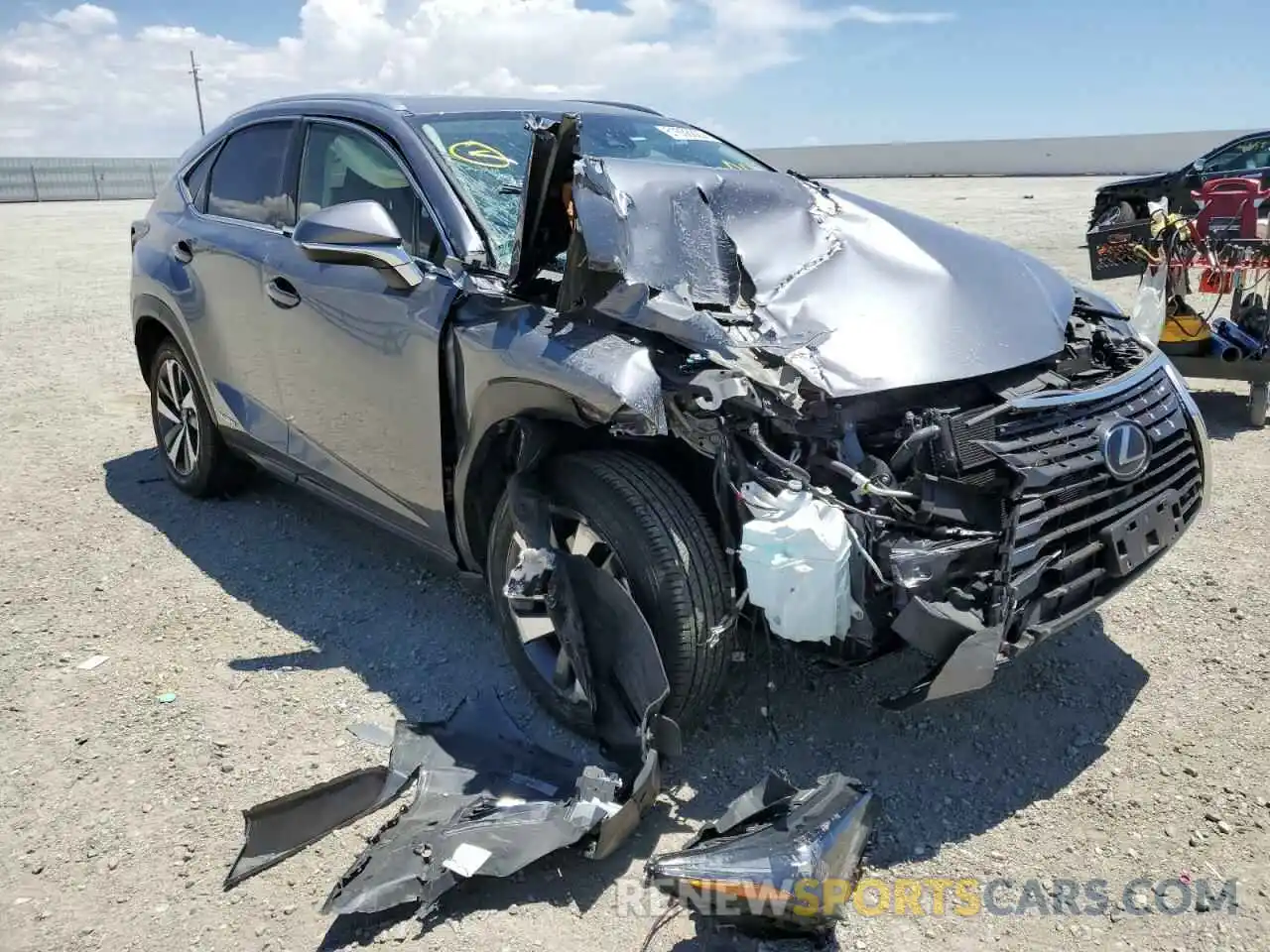 1 Photograph of a damaged car JTJGJRDZ3L2142163 LEXUS NX 2020