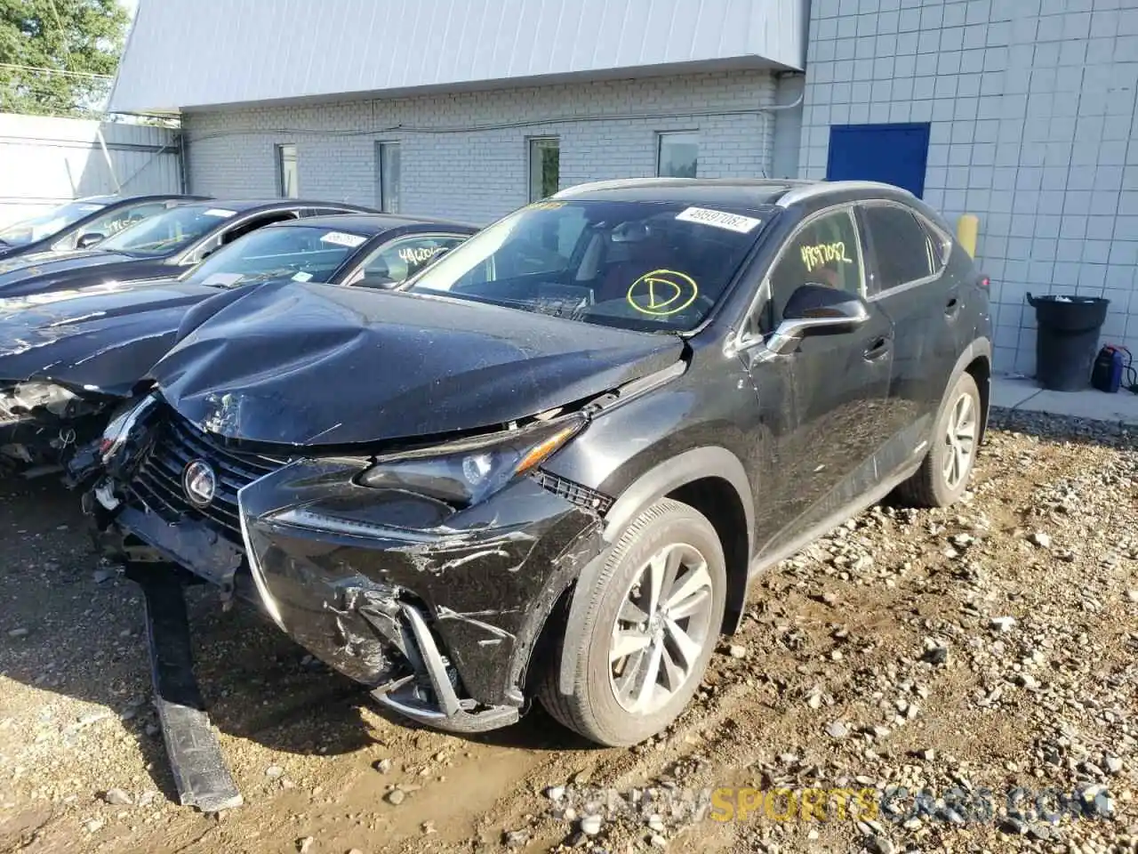 2 Photograph of a damaged car JTJGJRDZ3L2142521 LEXUS NX 2020