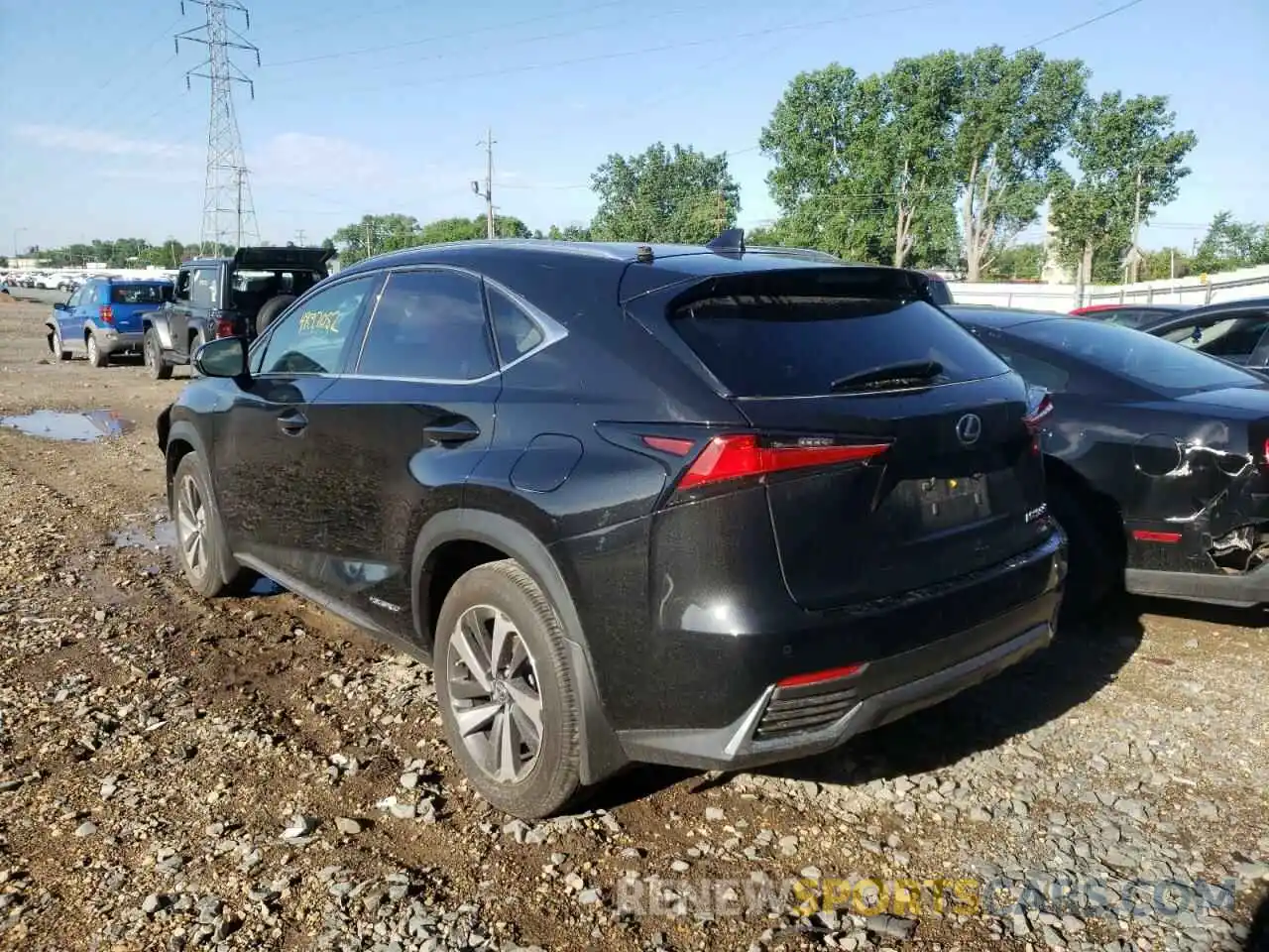 3 Photograph of a damaged car JTJGJRDZ3L2142521 LEXUS NX 2020