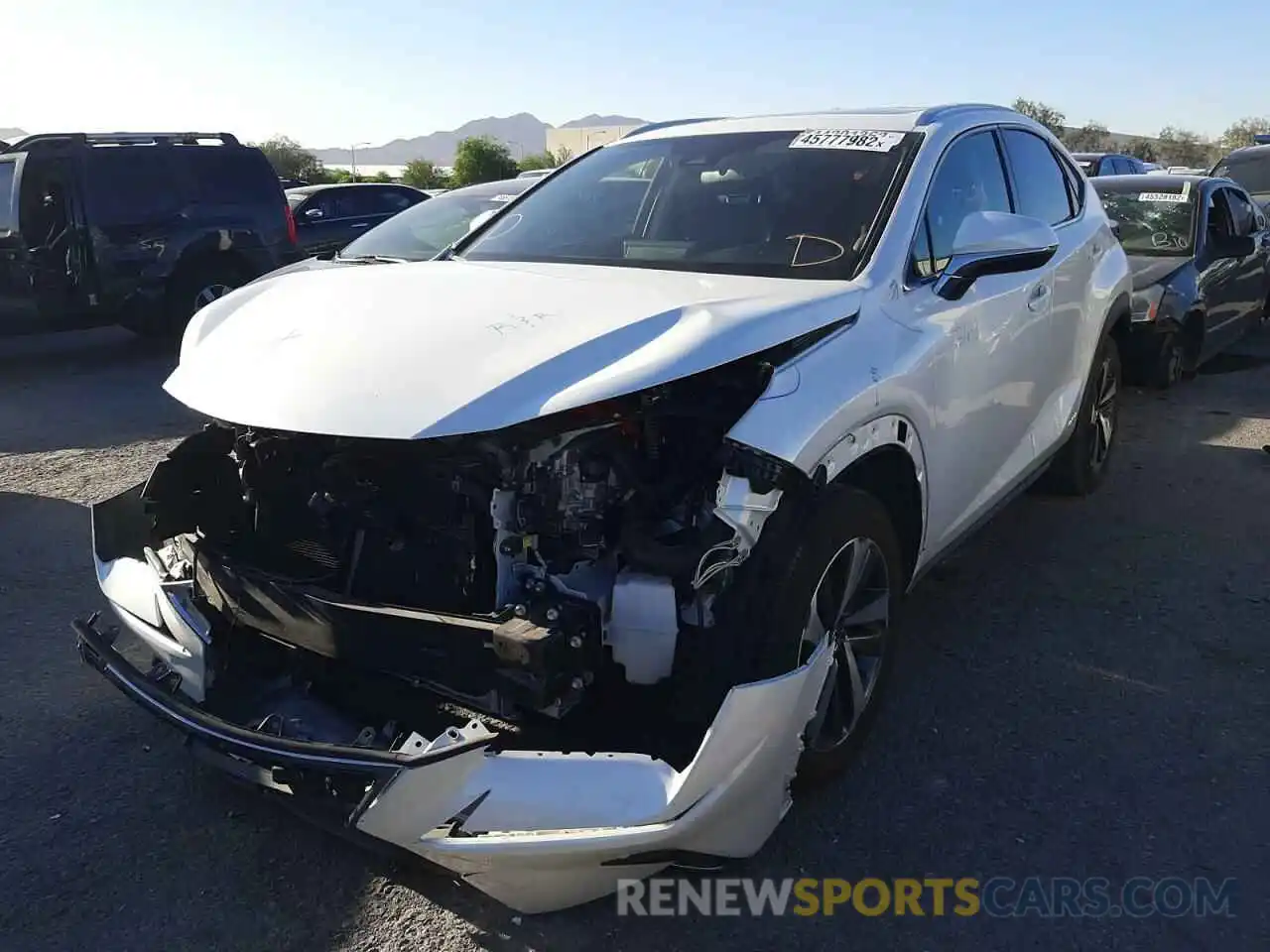 2 Photograph of a damaged car JTJGJRDZ3L5003438 LEXUS NX 2020