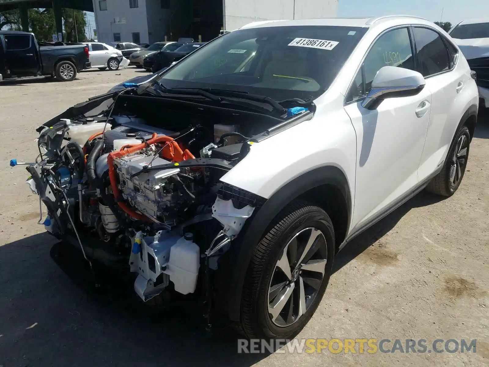 2 Фотография поврежденного автомобиля JTJGJRDZ3L5004217 LEXUS NX 2020