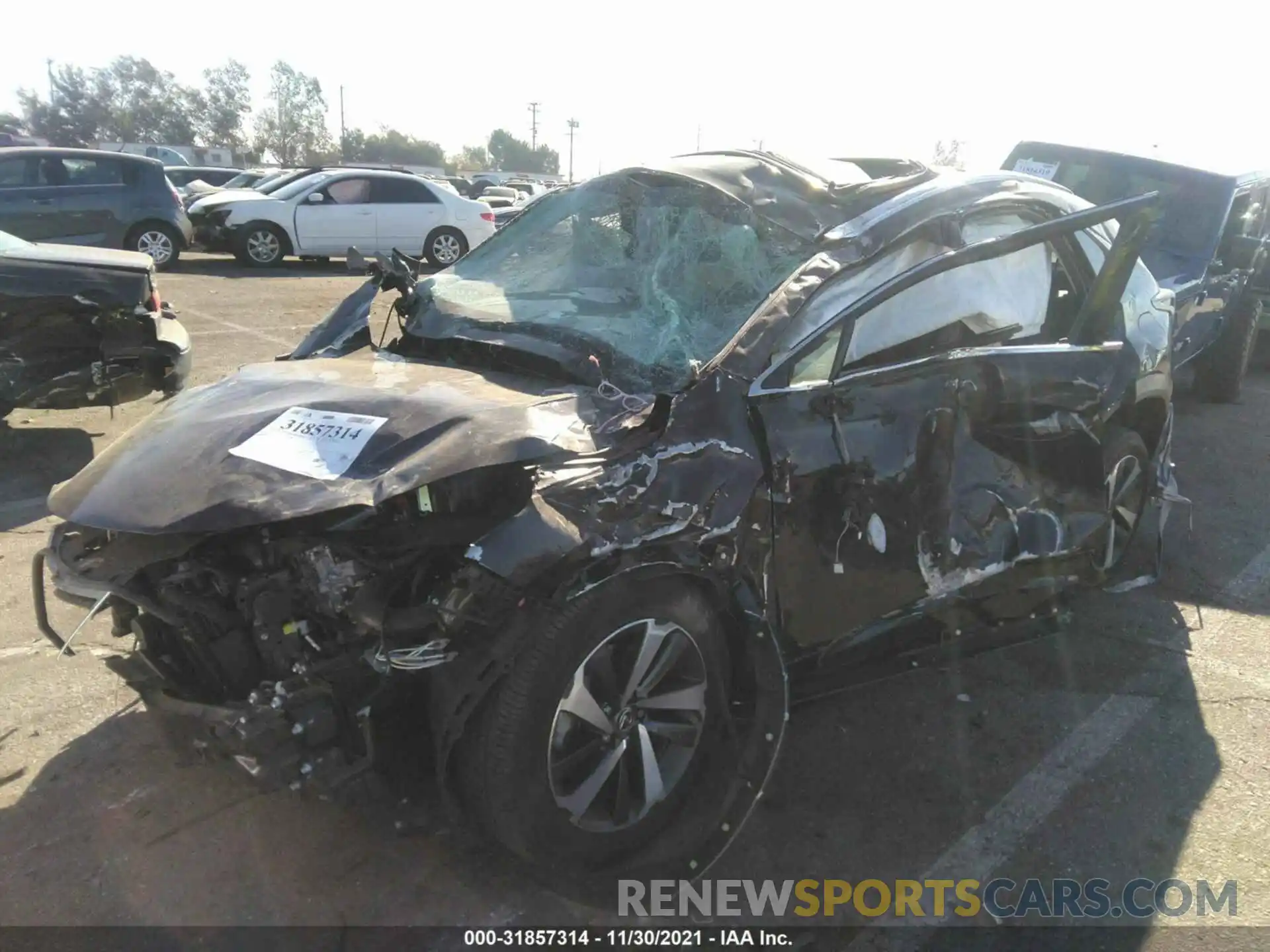 2 Photograph of a damaged car JTJGJRDZ4L2128742 LEXUS NX 2020