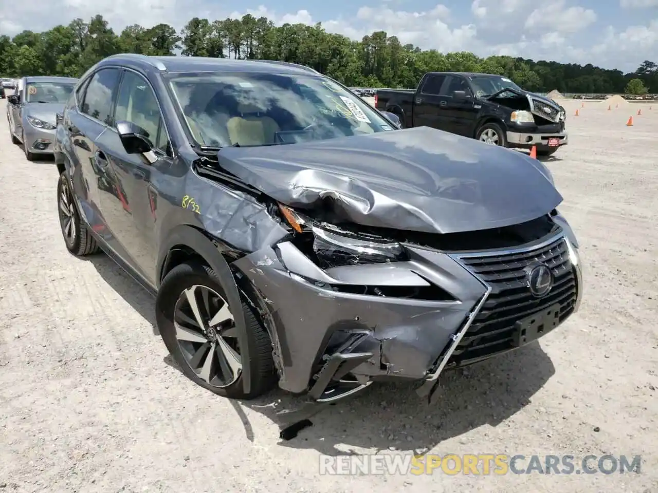 1 Photograph of a damaged car JTJGJRDZ4L2132130 LEXUS NX 2020