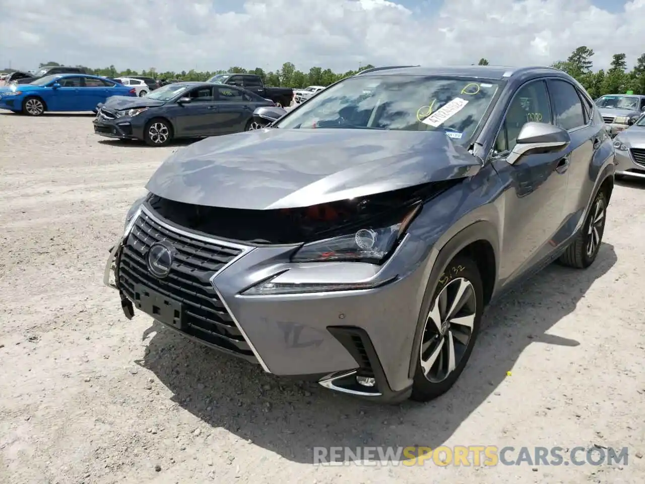 2 Photograph of a damaged car JTJGJRDZ4L2132130 LEXUS NX 2020