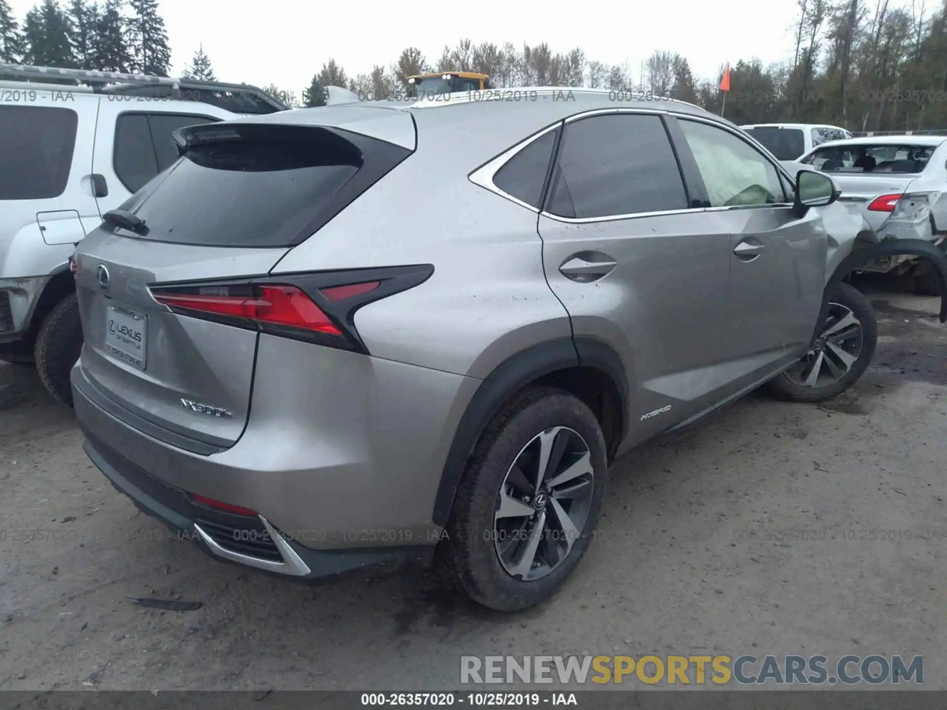 4 Фотография поврежденного автомобиля JTJGJRDZ4L2133343 LEXUS NX 2020