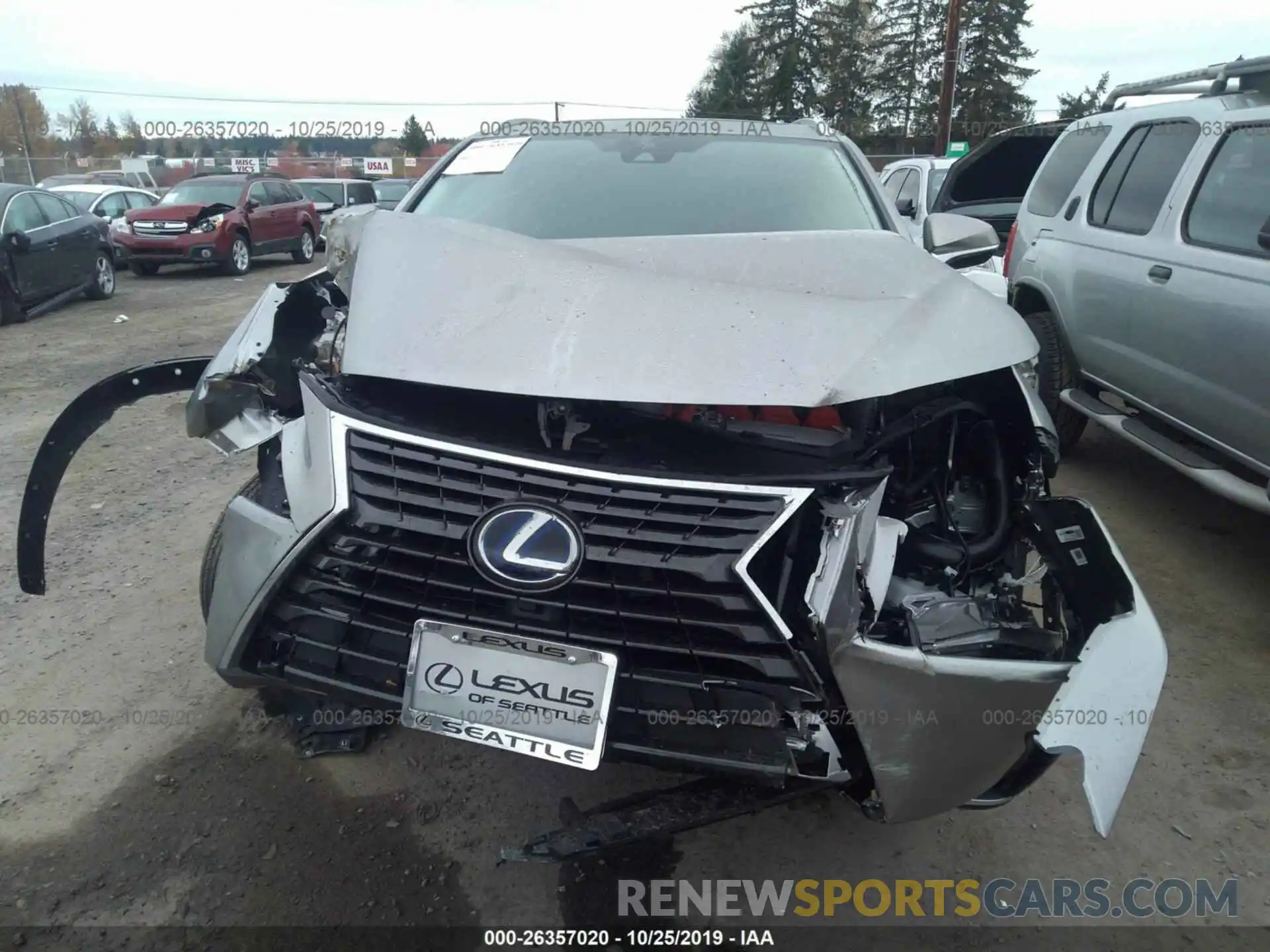 6 Photograph of a damaged car JTJGJRDZ4L2133343 LEXUS NX 2020