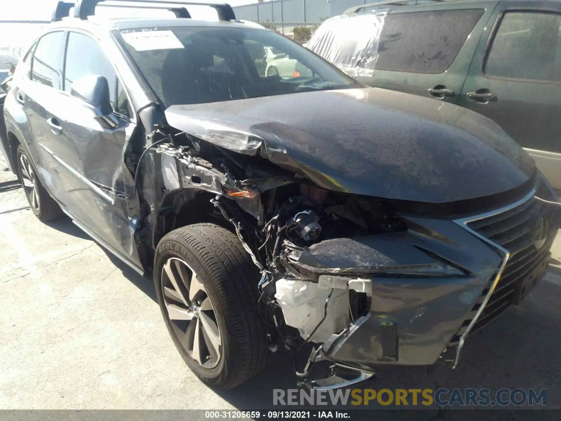 1 Photograph of a damaged car JTJGJRDZ4L2133973 LEXUS NX 2020