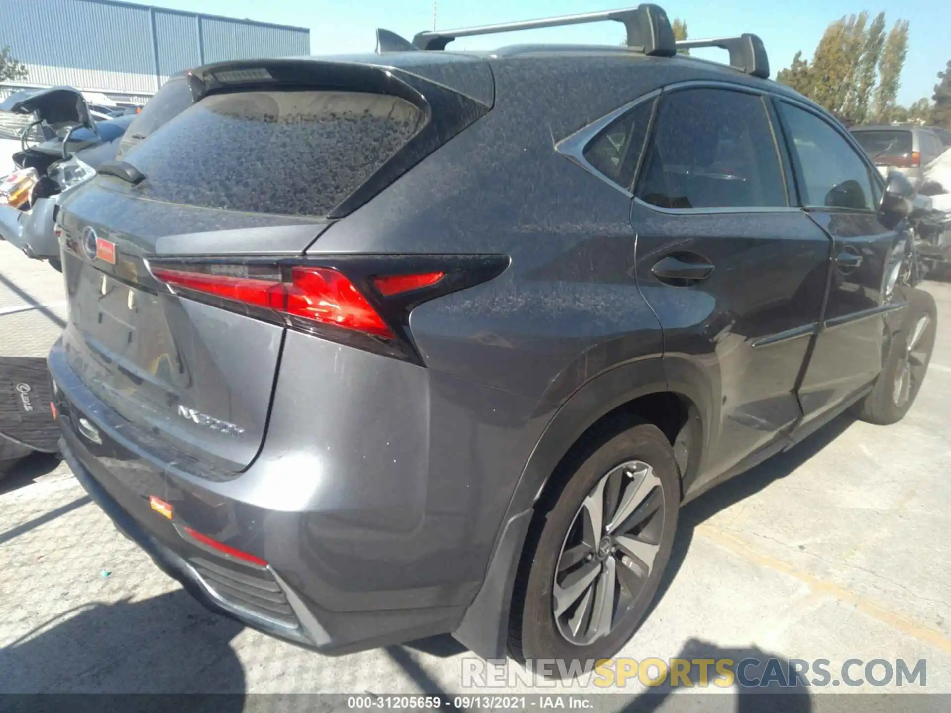 4 Фотография поврежденного автомобиля JTJGJRDZ4L2133973 LEXUS NX 2020