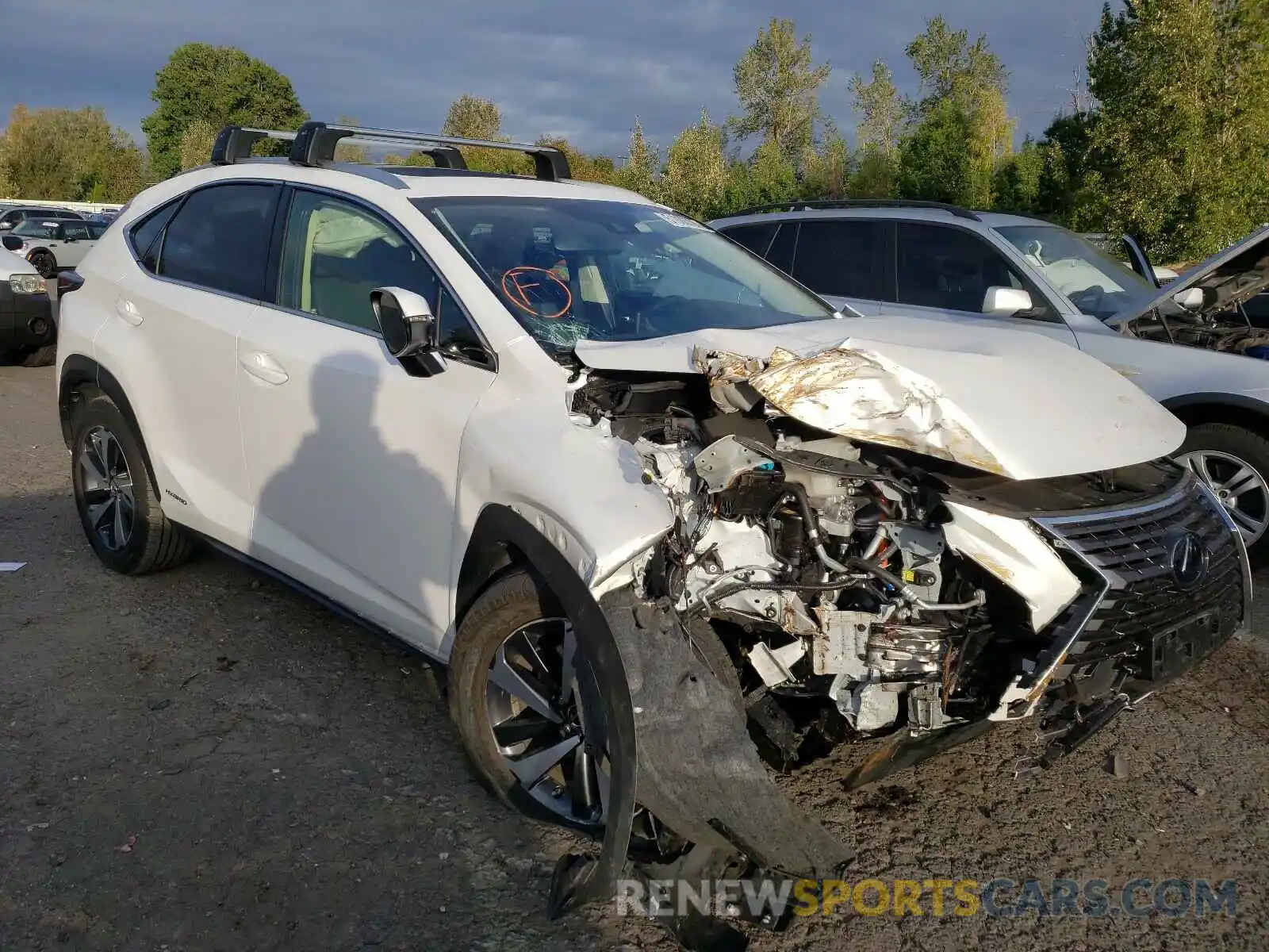 1 Фотография поврежденного автомобиля JTJGJRDZ4L5000371 LEXUS NX 2020
