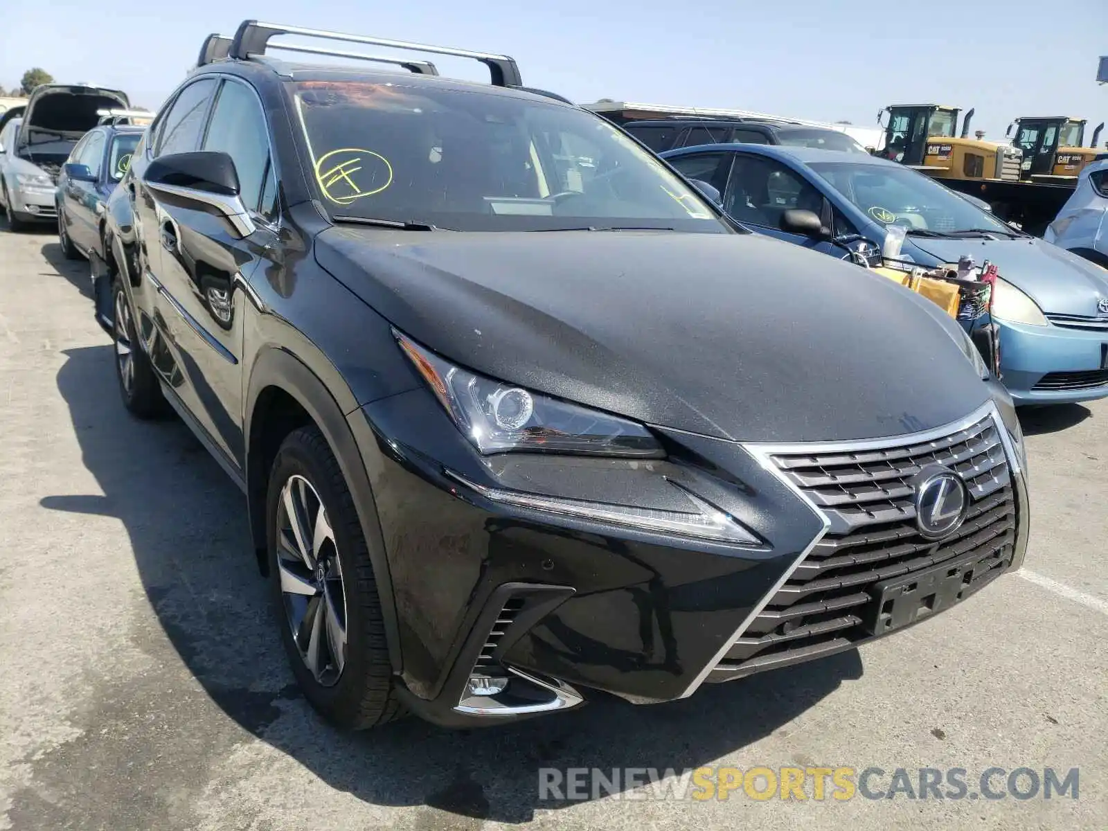 1 Photograph of a damaged car JTJGJRDZ4L5001651 LEXUS NX 2020