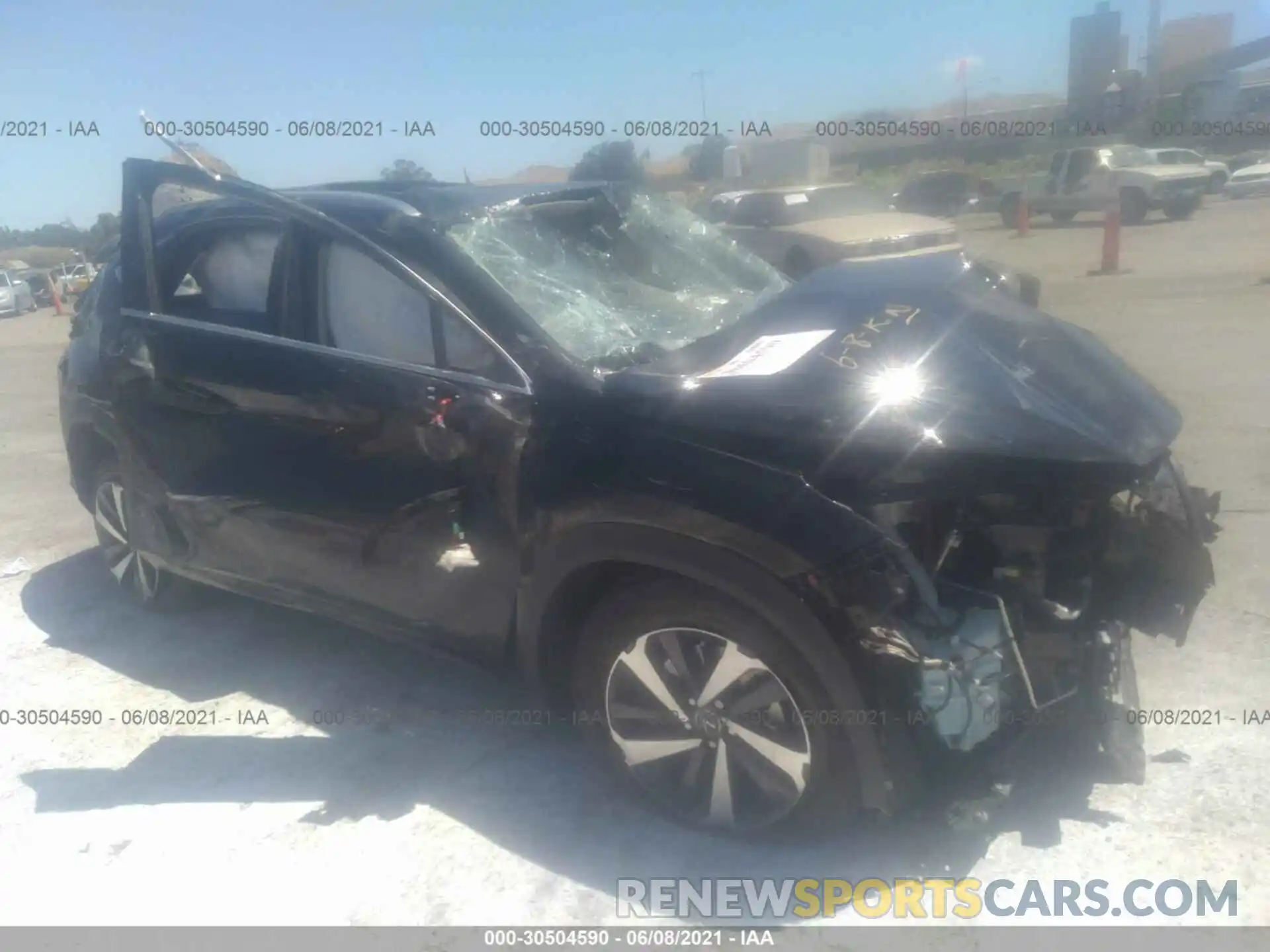 1 Photograph of a damaged car JTJGJRDZ5L5007832 LEXUS NX 2020