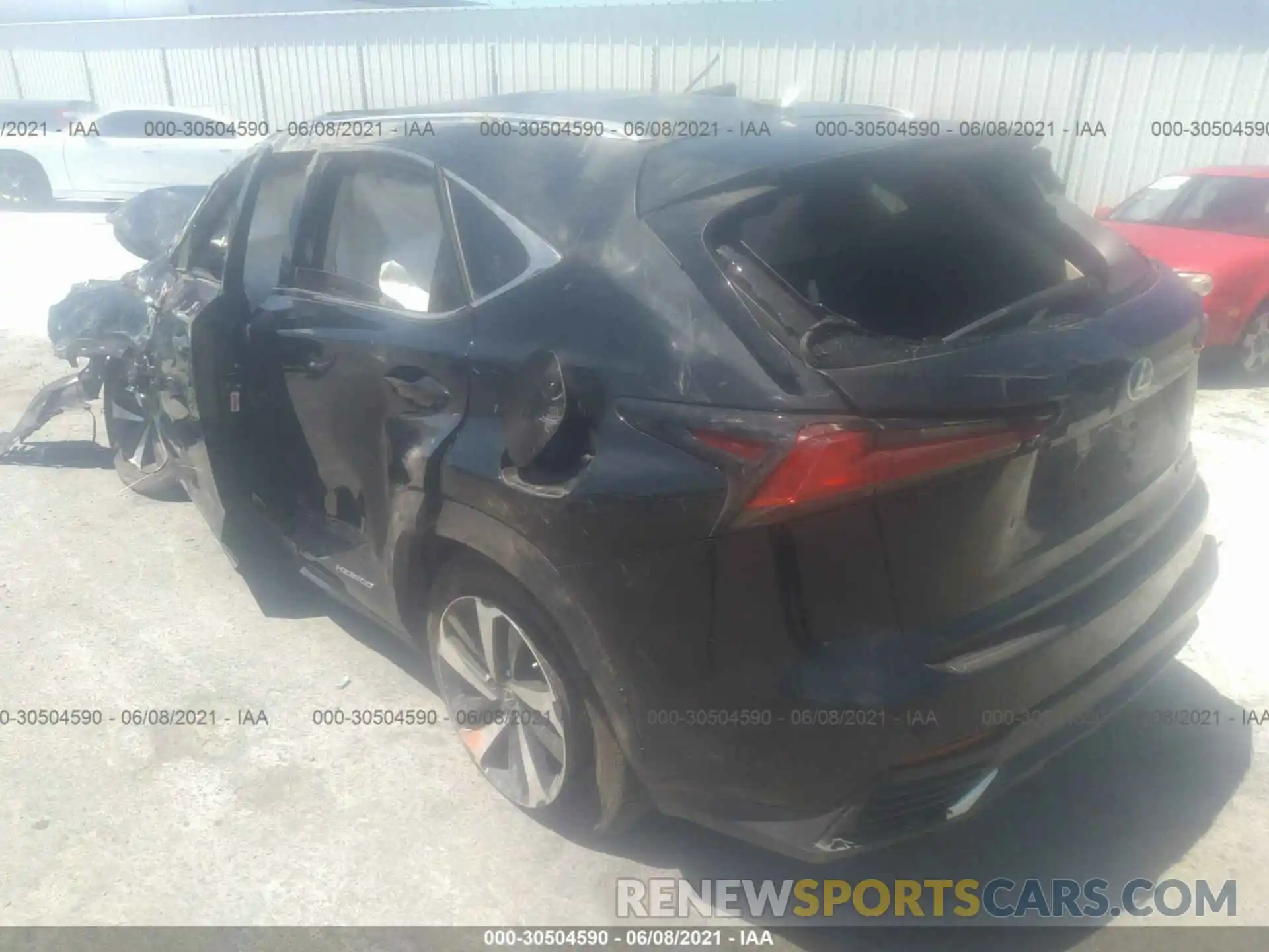 3 Photograph of a damaged car JTJGJRDZ5L5007832 LEXUS NX 2020