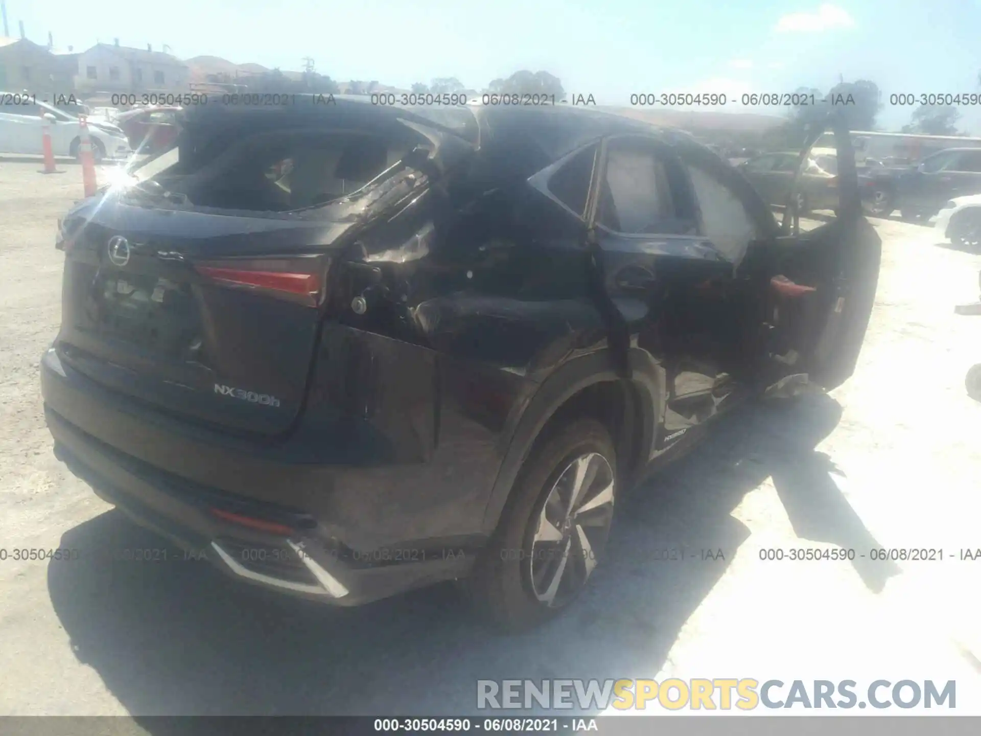 4 Photograph of a damaged car JTJGJRDZ5L5007832 LEXUS NX 2020