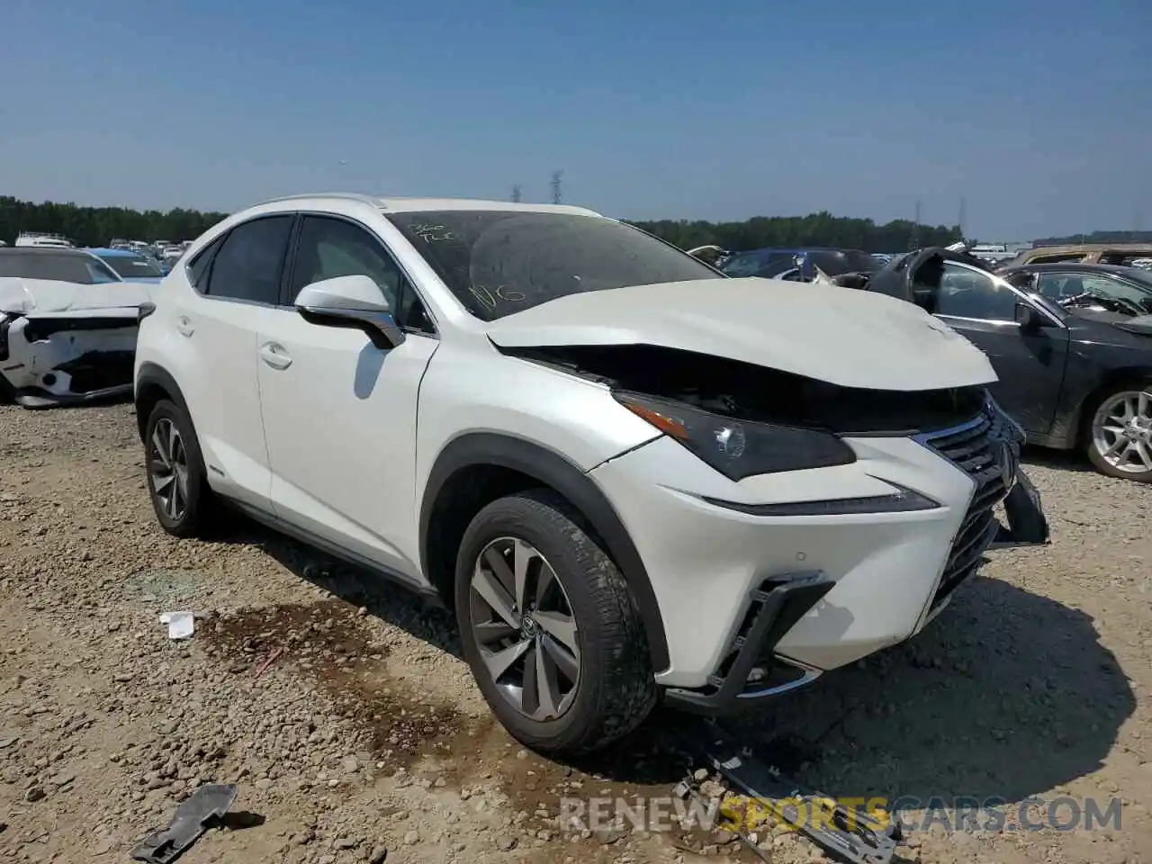 1 Photograph of a damaged car JTJGJRDZ6L2127706 LEXUS NX 2020