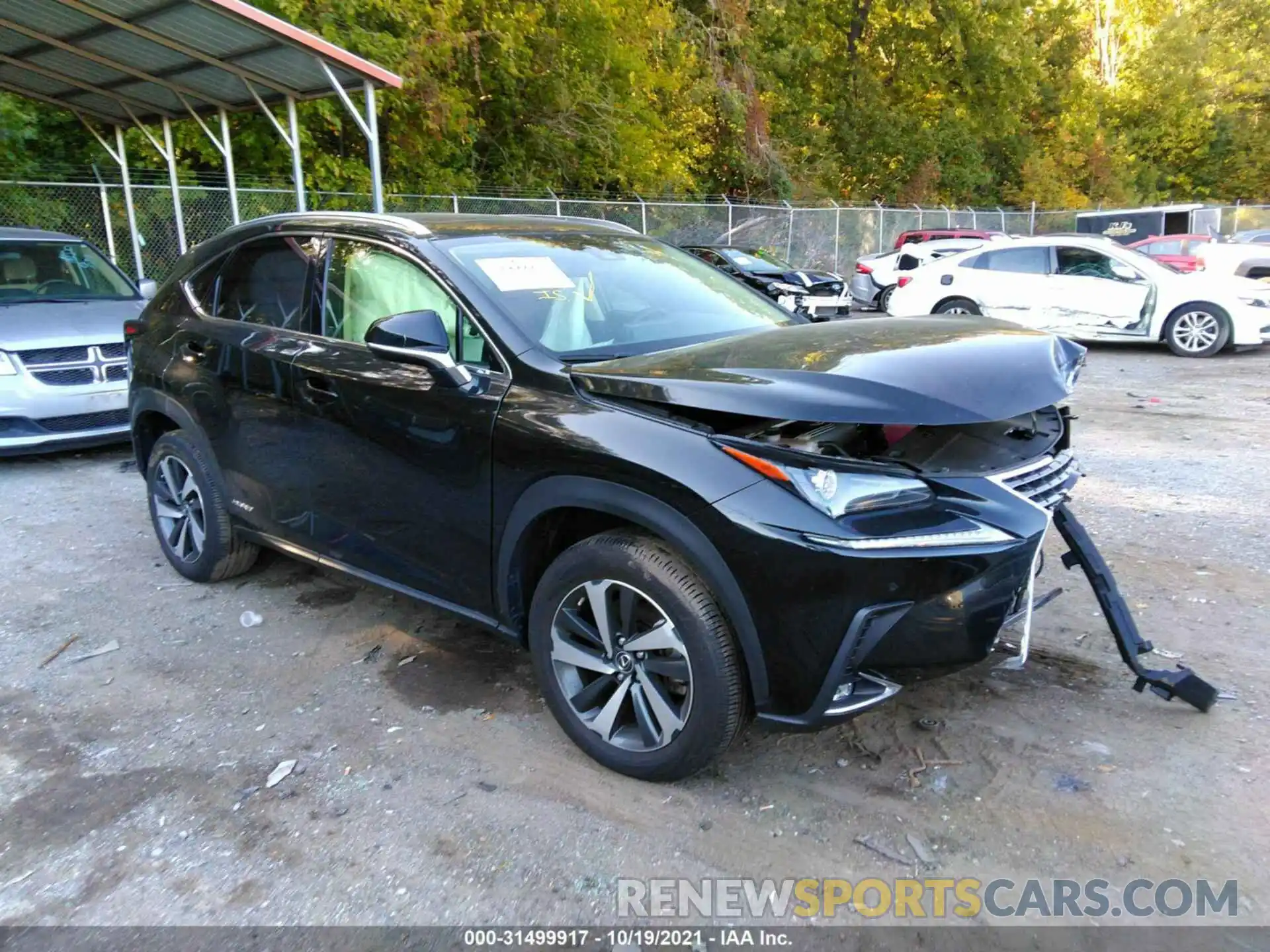 1 Photograph of a damaged car JTJGJRDZ6L2129228 LEXUS NX 2020